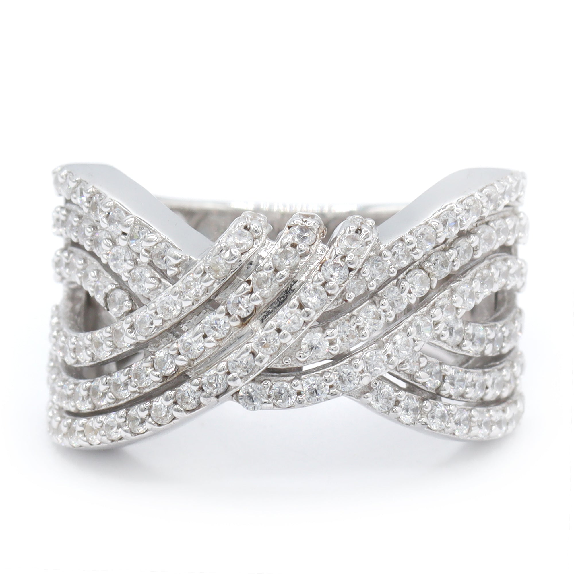 Signity Sterling Silver Cubic Zirconia Ring CANNOT BE RESIZED