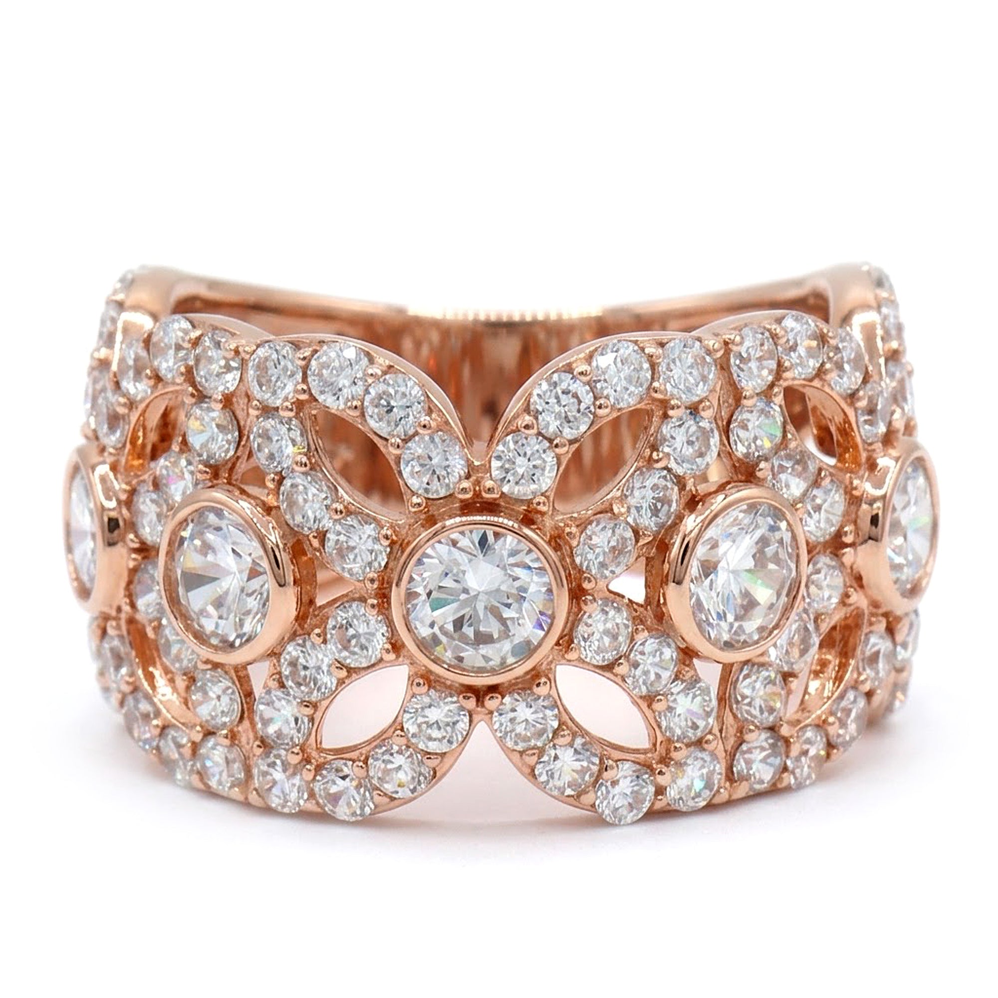 Signity Sterling Silver Cubic Zirconia Ring CANNOT BE RESIZED