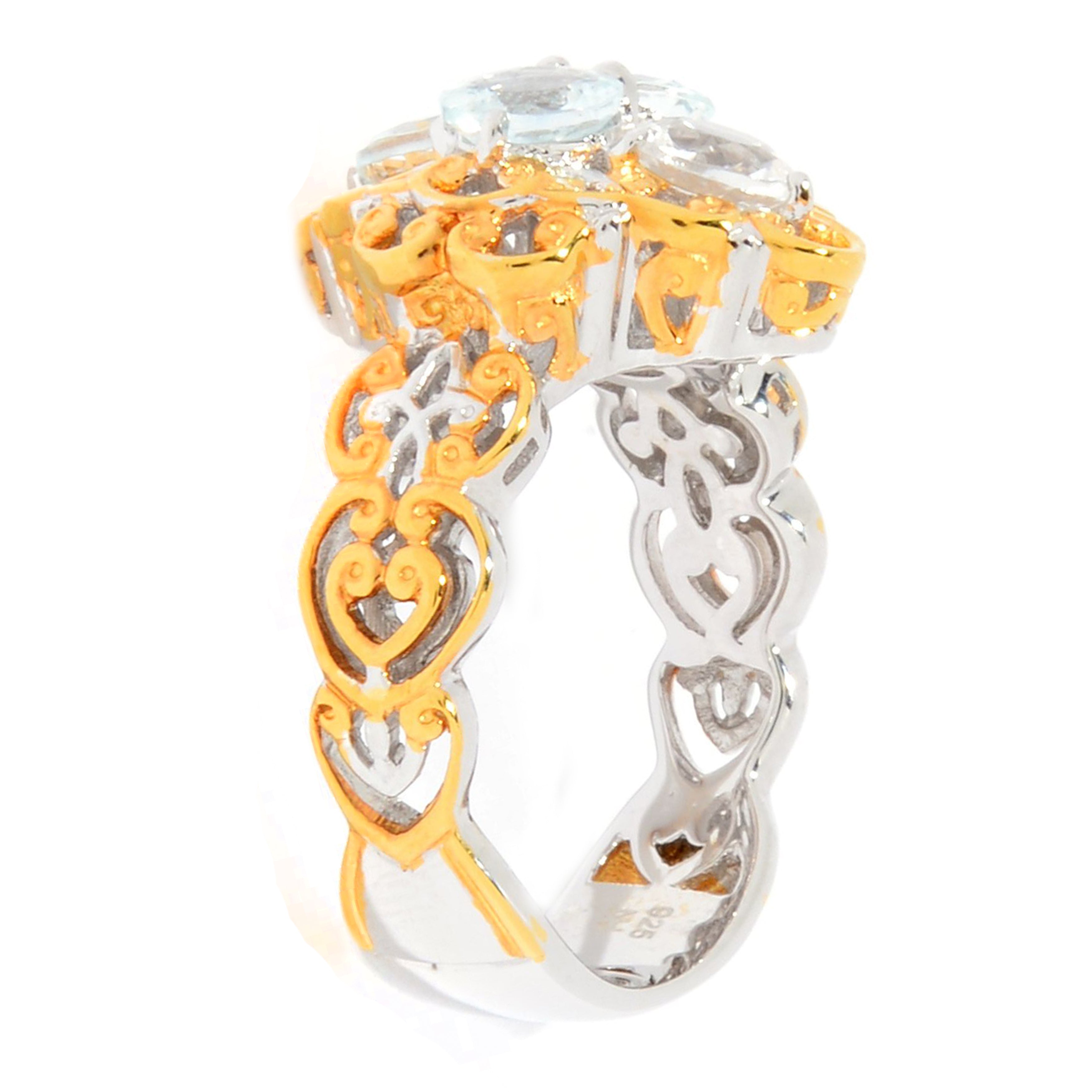 Gems en Vogue 1.60ctw Goshenite Ring