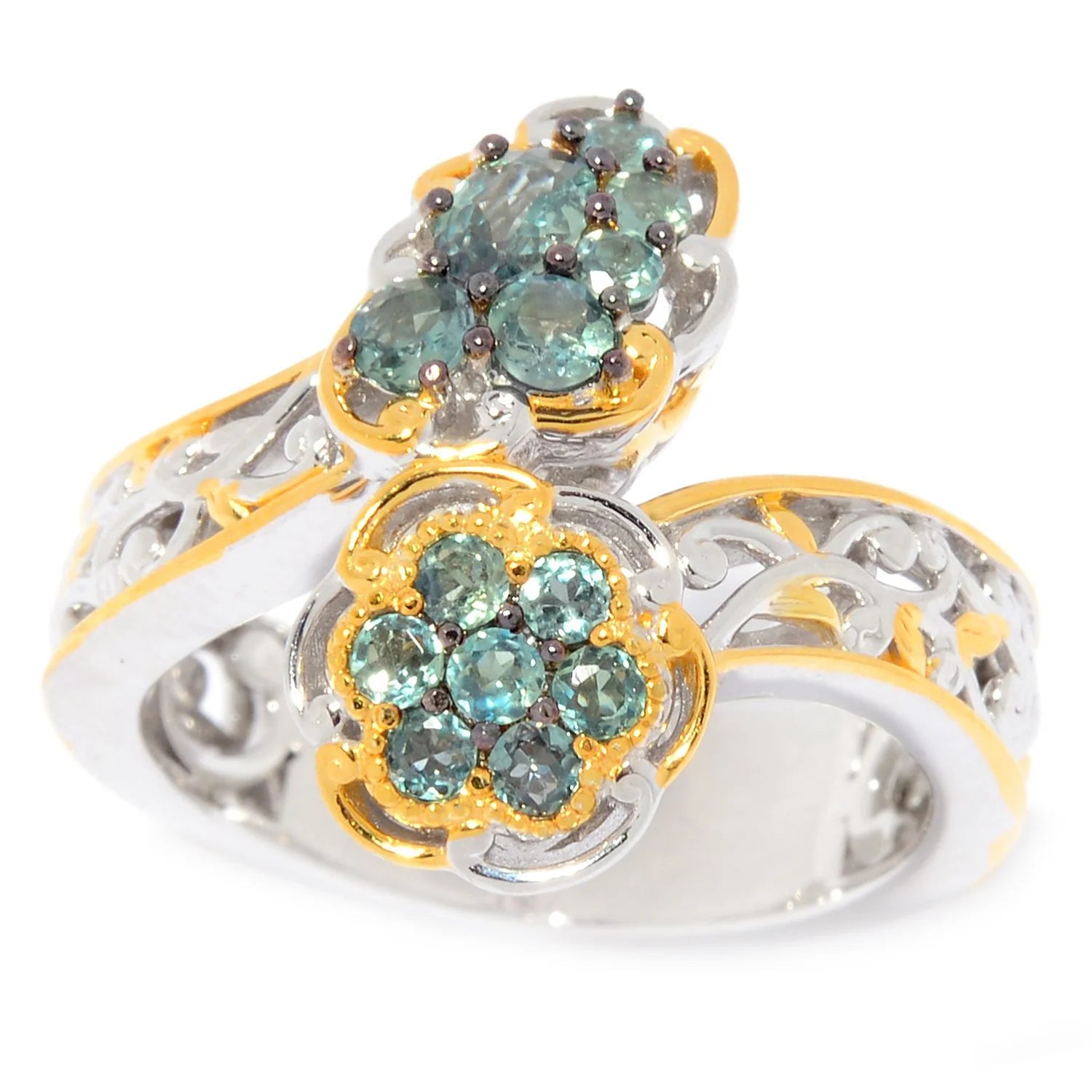 Gems en Vogue 0.80ctw Dark Alexandrite Bypass Ring