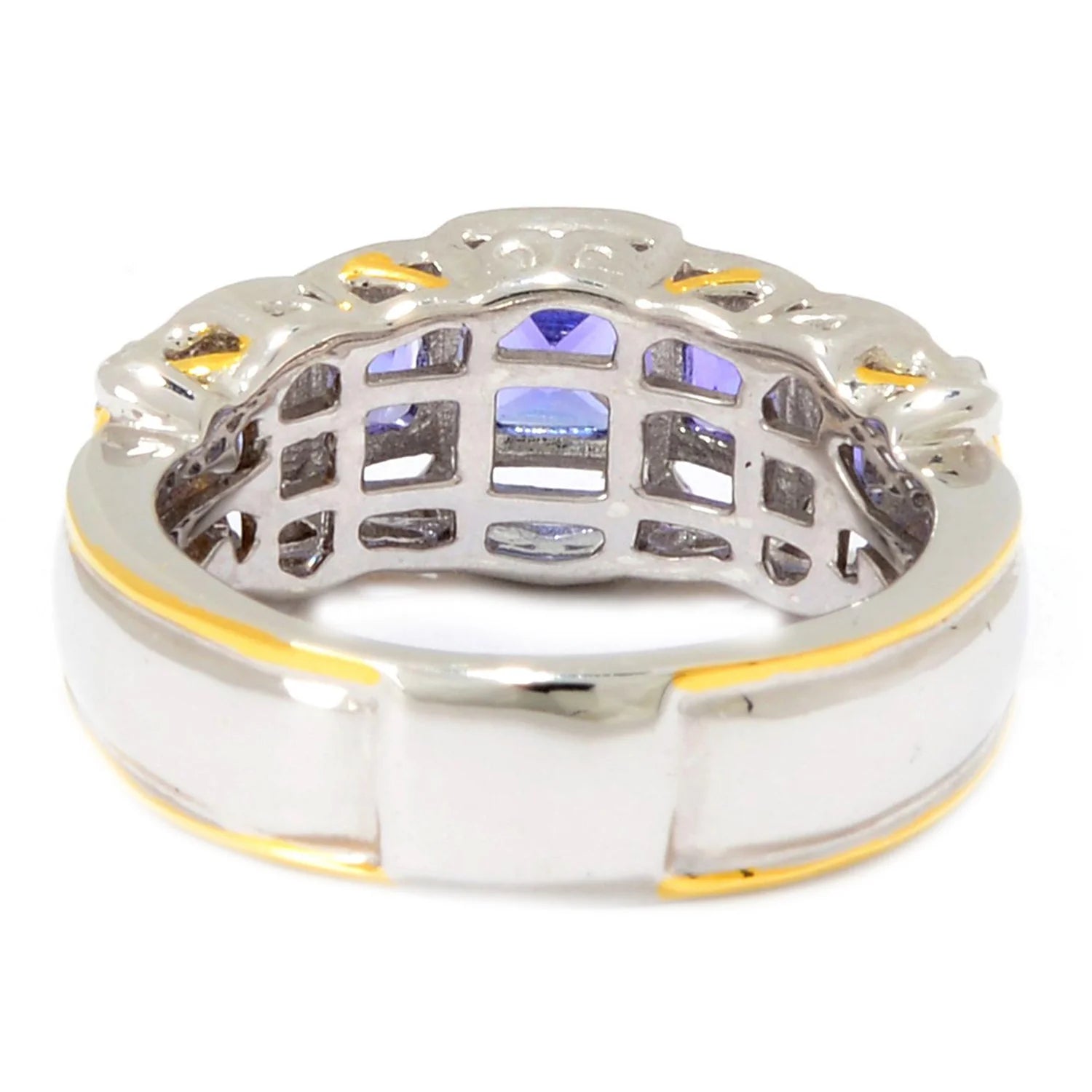 Gems en Vogue 1.42ctw Tanzanite & Diamond Ring