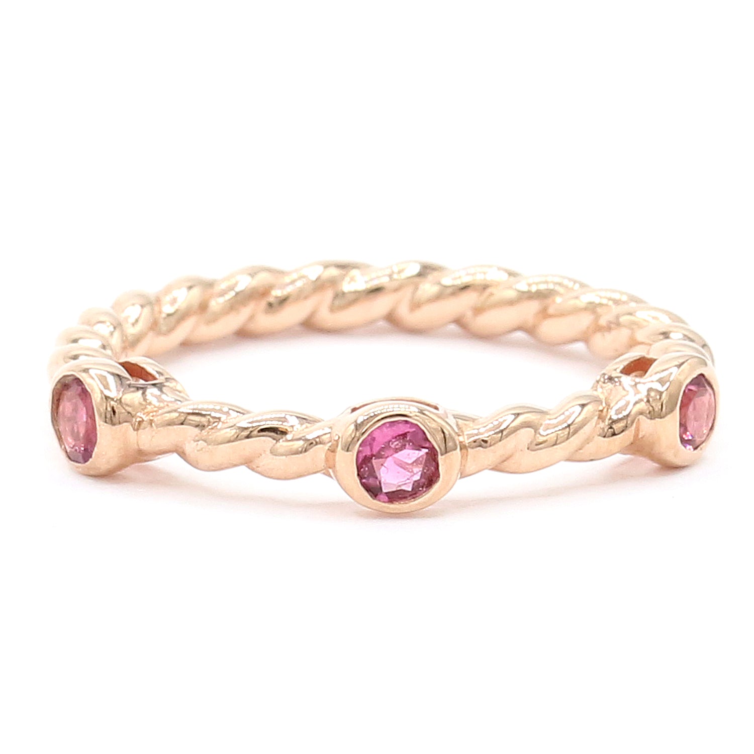 Hall of Jewels 0.36ctw Pink Tourmaline Ring CANNOT BE RESIZED