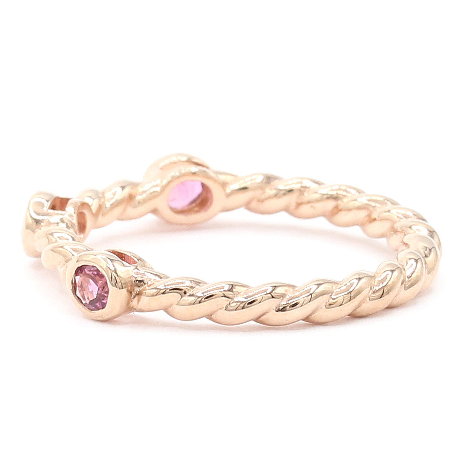 Hall of Jewels 0.36ctw Pink Tourmaline Ring CANNOT BE RESIZED