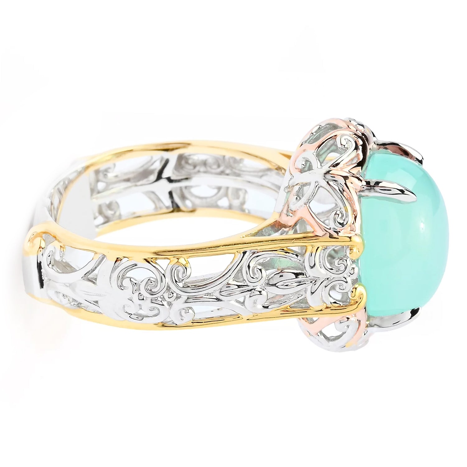 Gems en Vogue Seafoam Chalcedony Ring
