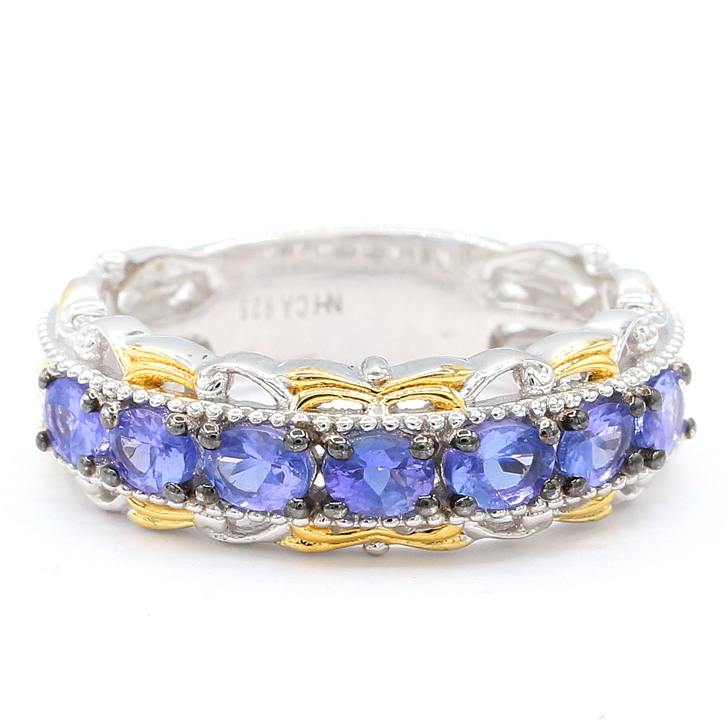 Gems en Vogue 1.40ctw Tanzanite Band Ring