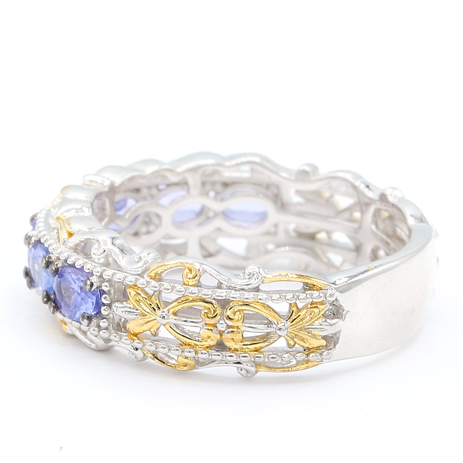 Gems en Vogue 1.40ctw Tanzanite Band Ring