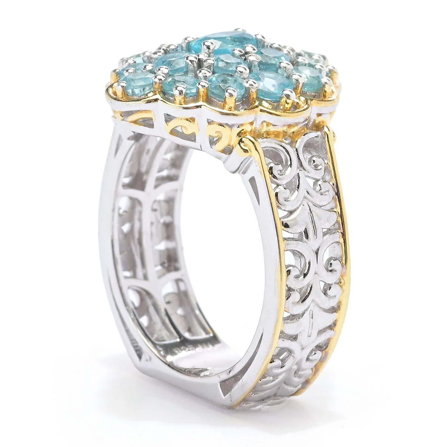 Gems en Vogue 1.86ctw Paraiba Apatite Ring