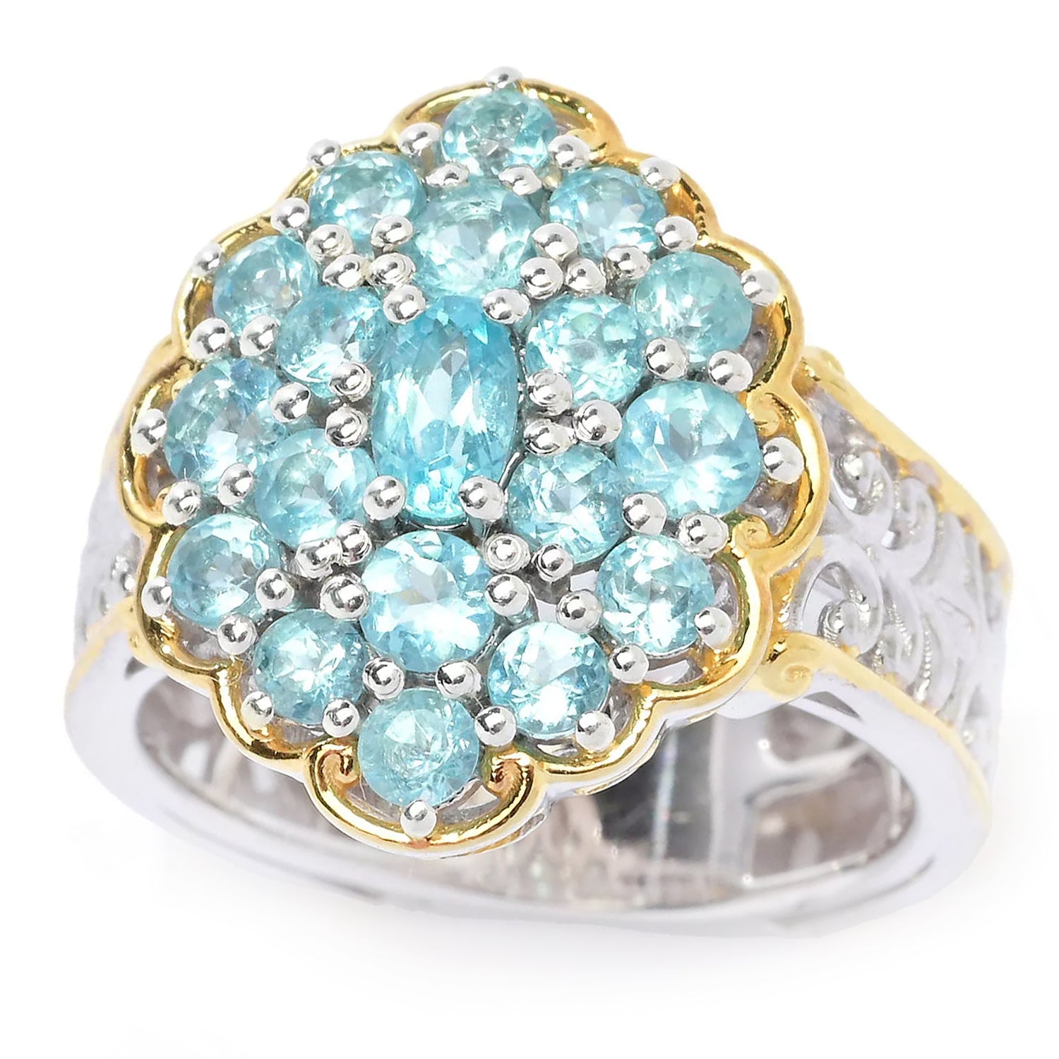 Gems en Vogue 1.86ctw Paraiba Apatite Ring