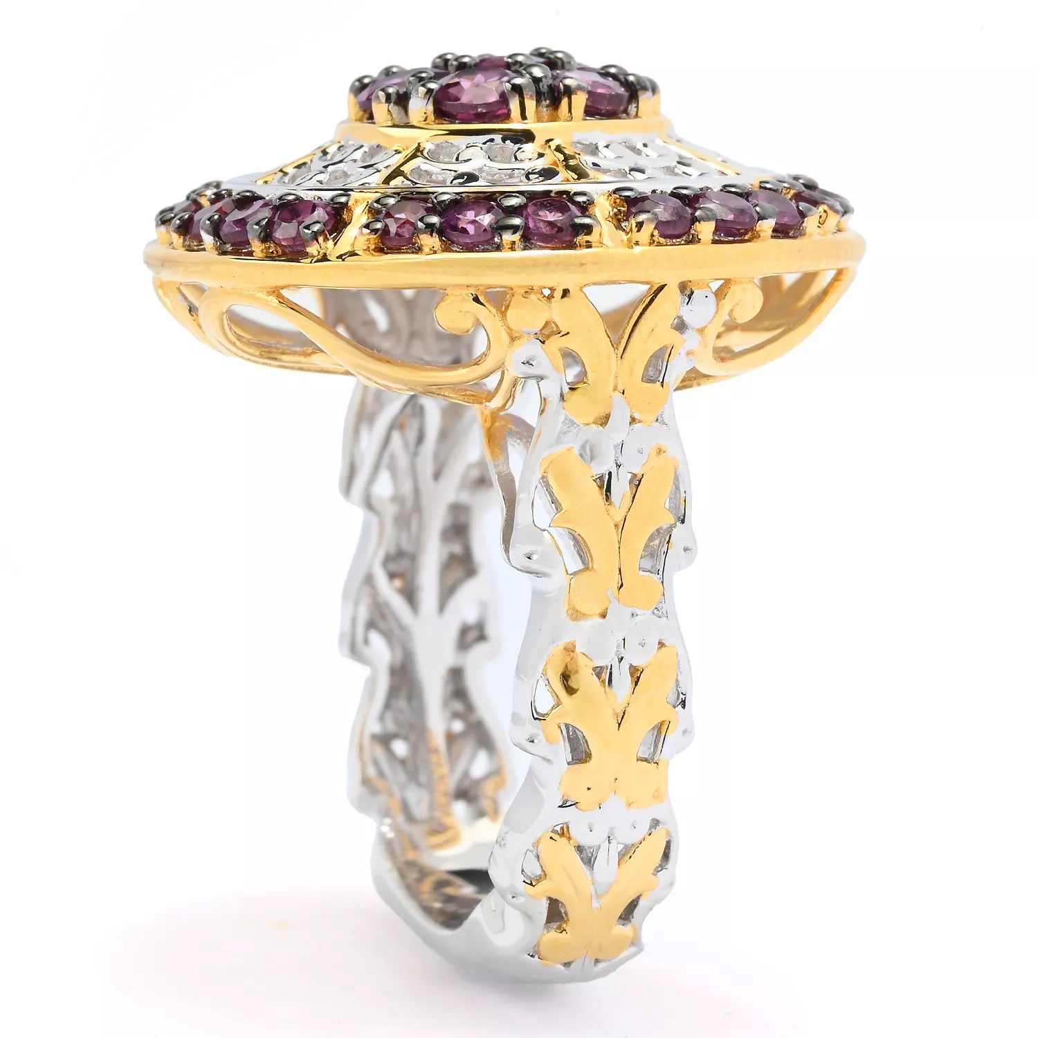 Gems en Vogue 1.78ctw Rhodolite Garnet Ring