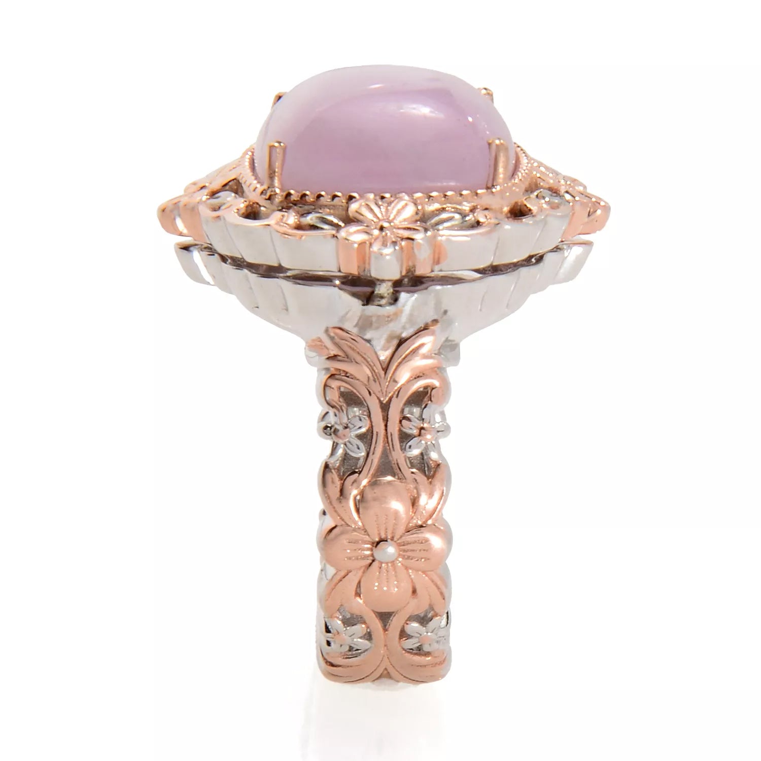 Gems en Vogue Kunzite Locket Keepsake Ring