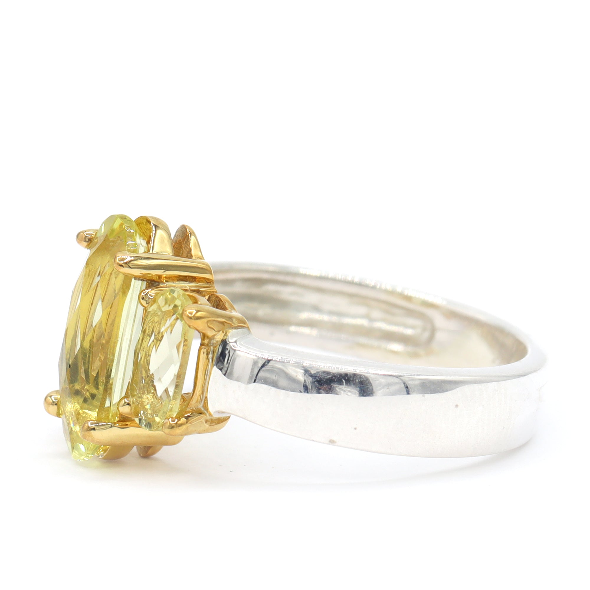 Michael's Originals One-of-a-kind 2.30ctw Ouro Verde Three Stone Ring