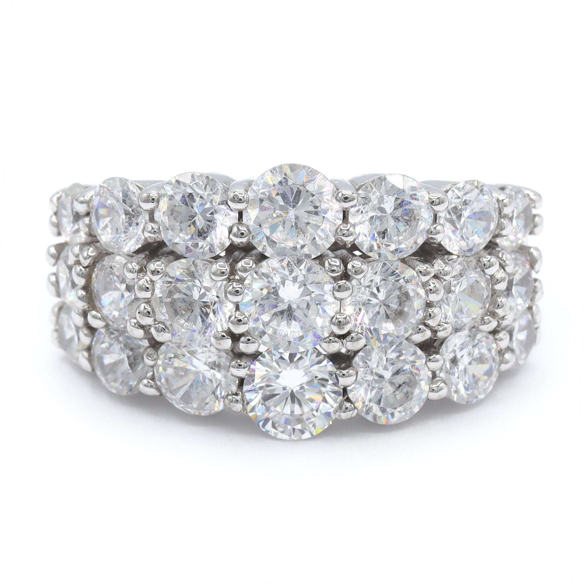 Signity Sterling Silver Cubic Zirconia Ring CANNOT BE RESIZED