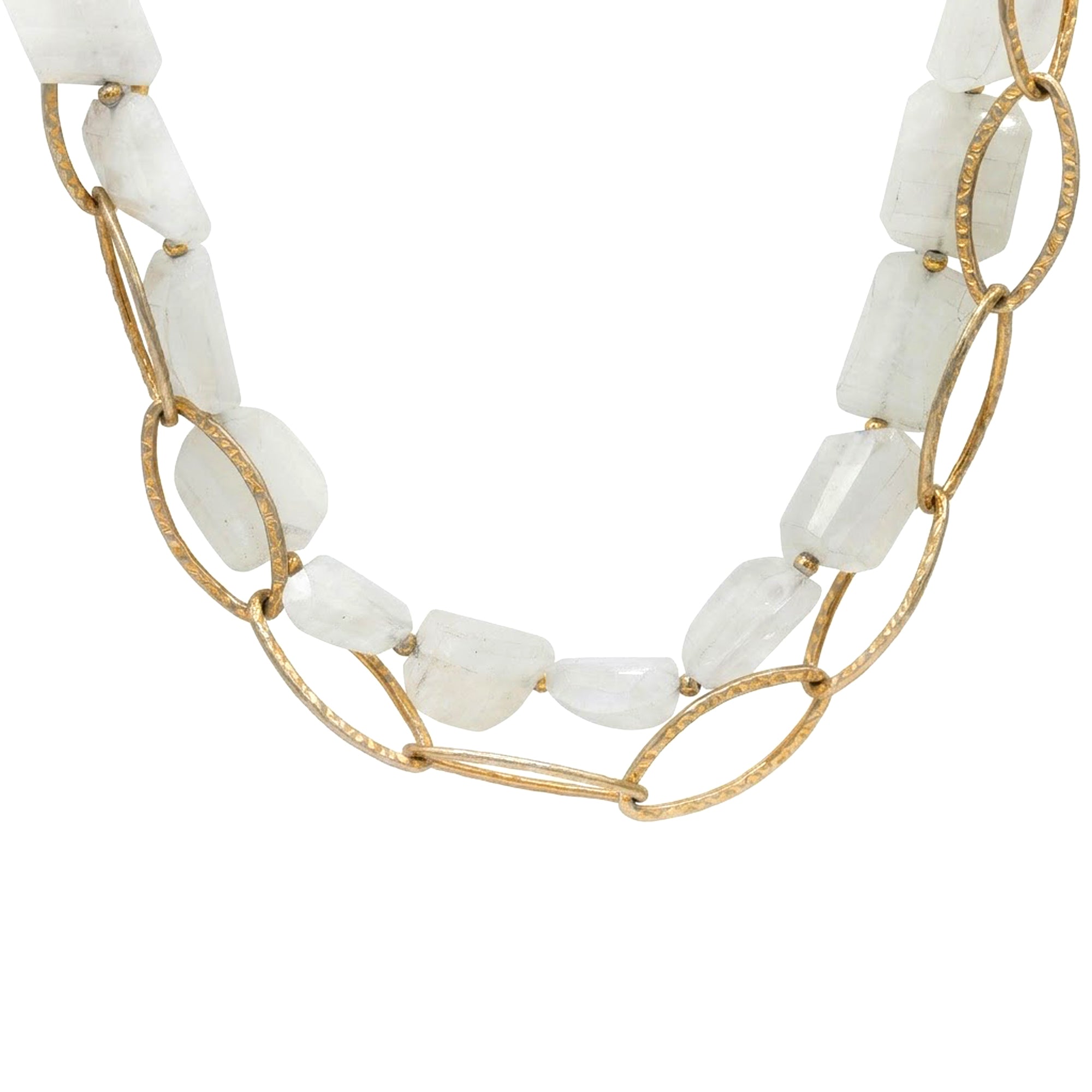 Provisor Pearl, Moonstone & Multi Gemstones Necklace