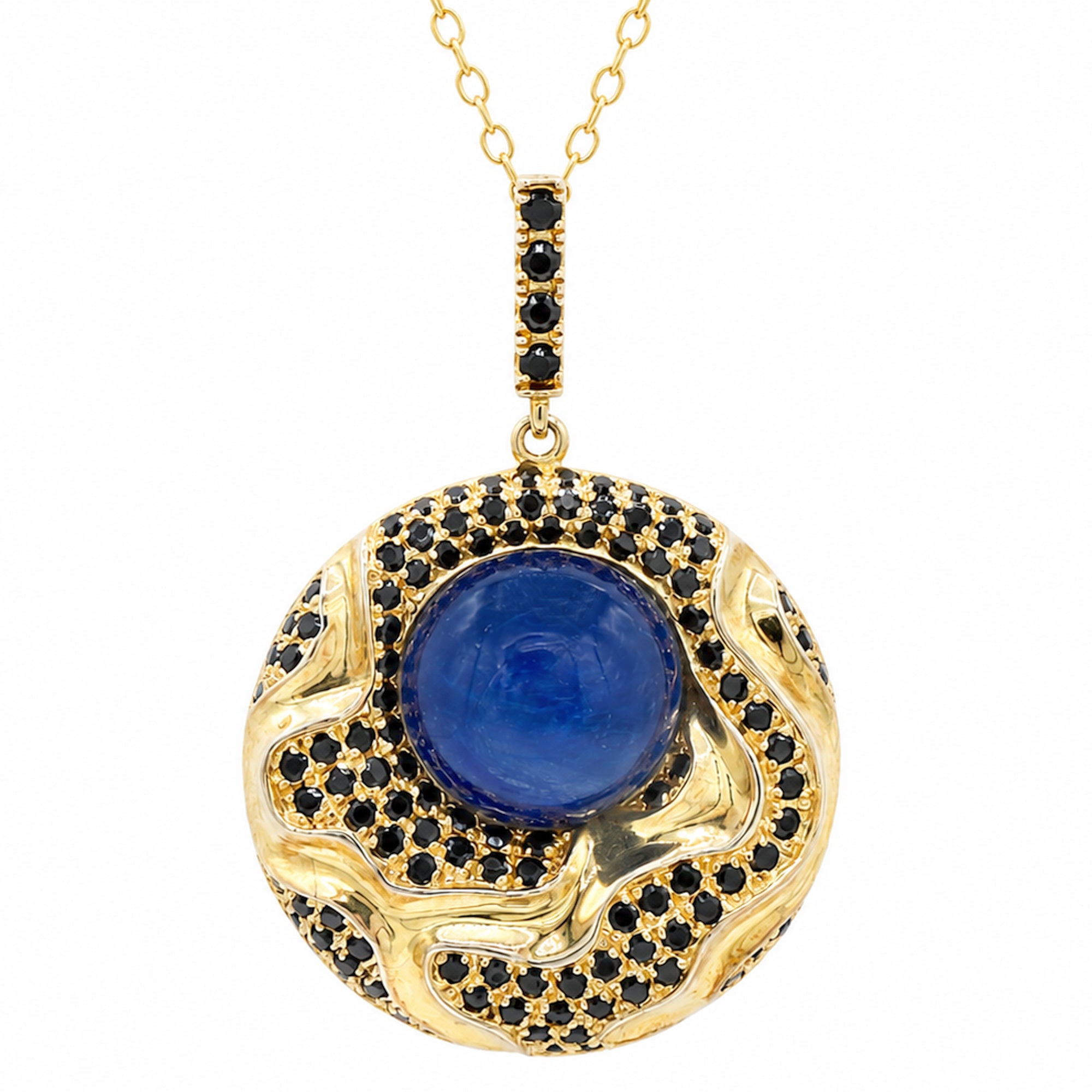 Provisor Kyanite & Black Spinel Pendant