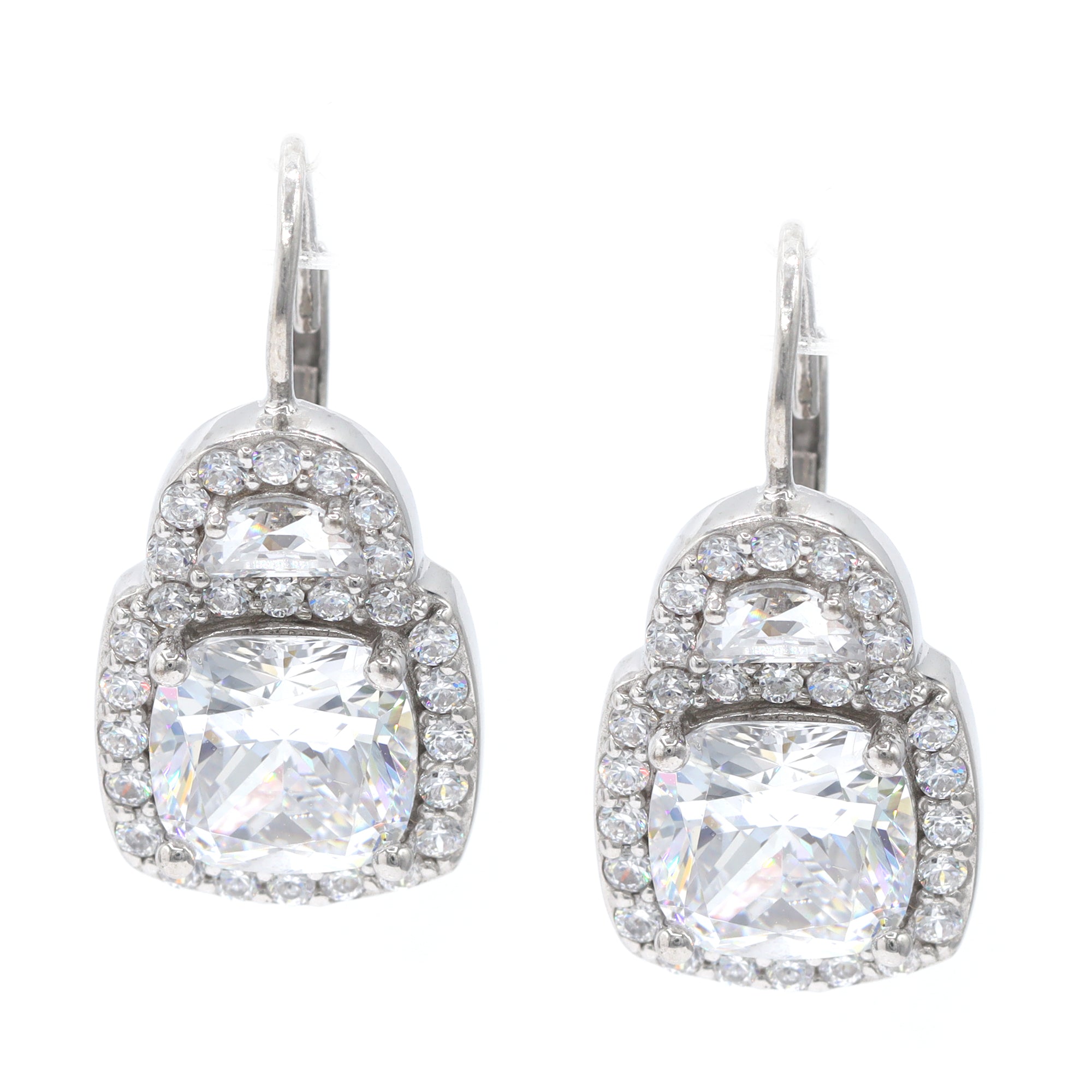 Signity Sterling Silver Cubic Zirconia Earrings