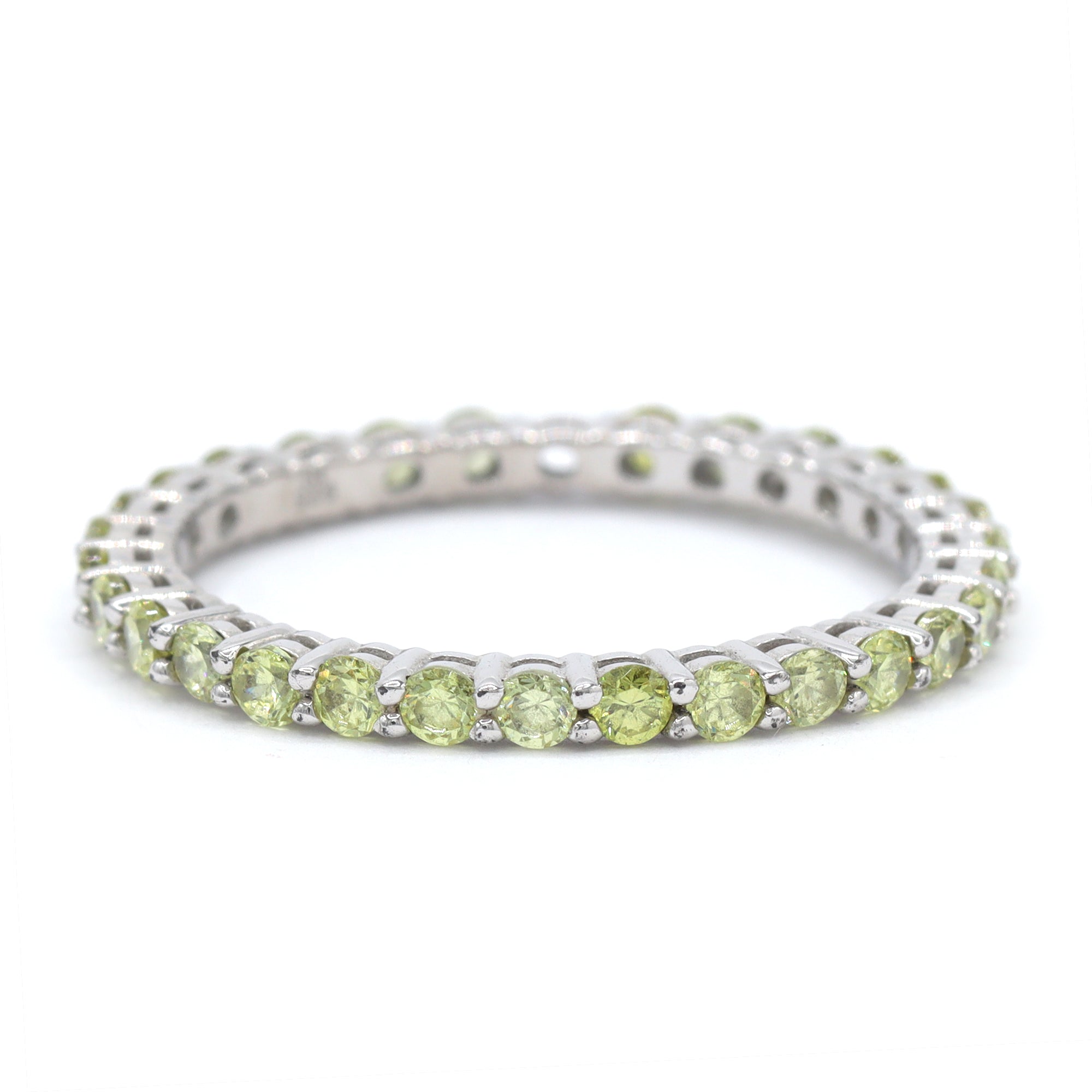 Bague Signity en argent sterling avec oxydes de zirconium ronds et baguettes - NE PEUT PAS ÊTRE REDIMENSIONNÉE.