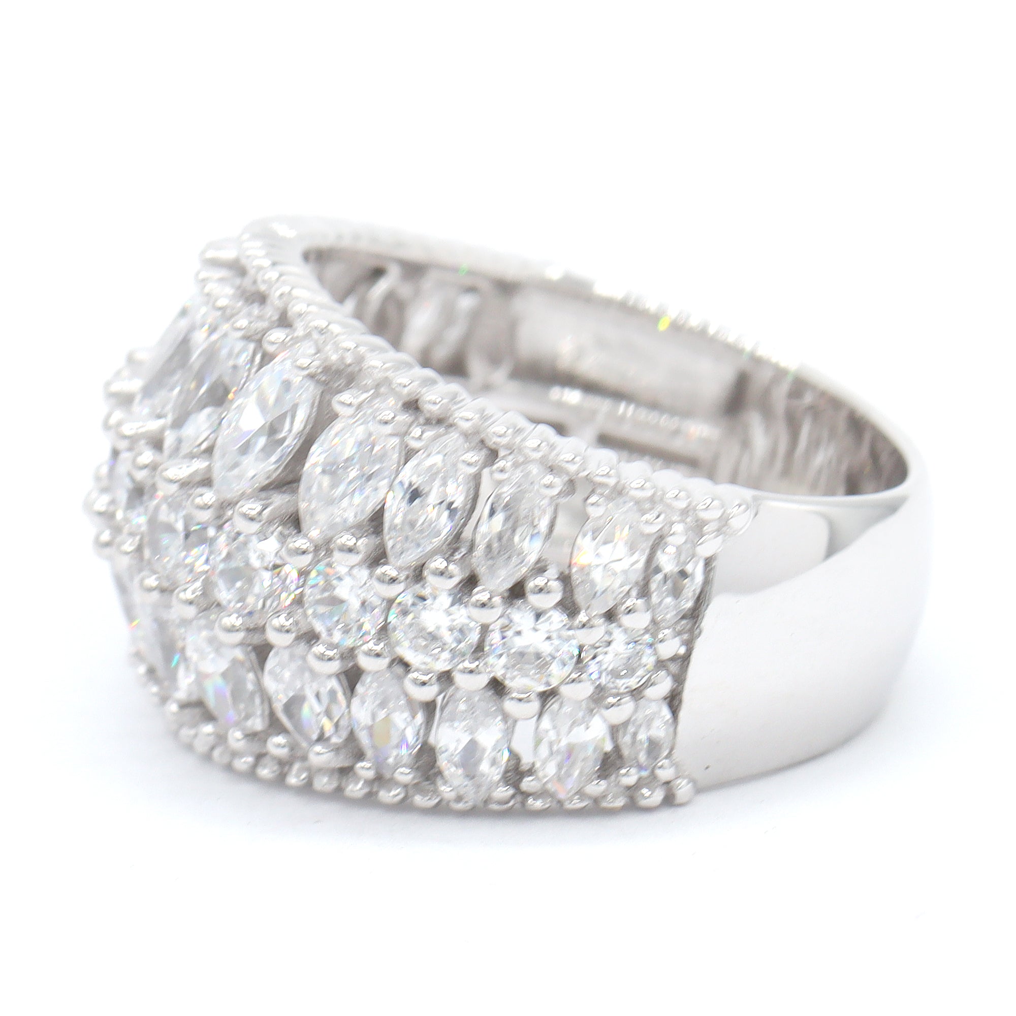 Signity Sterling Silver Cubic Zirconia Ring CANNOT BE RESIZED