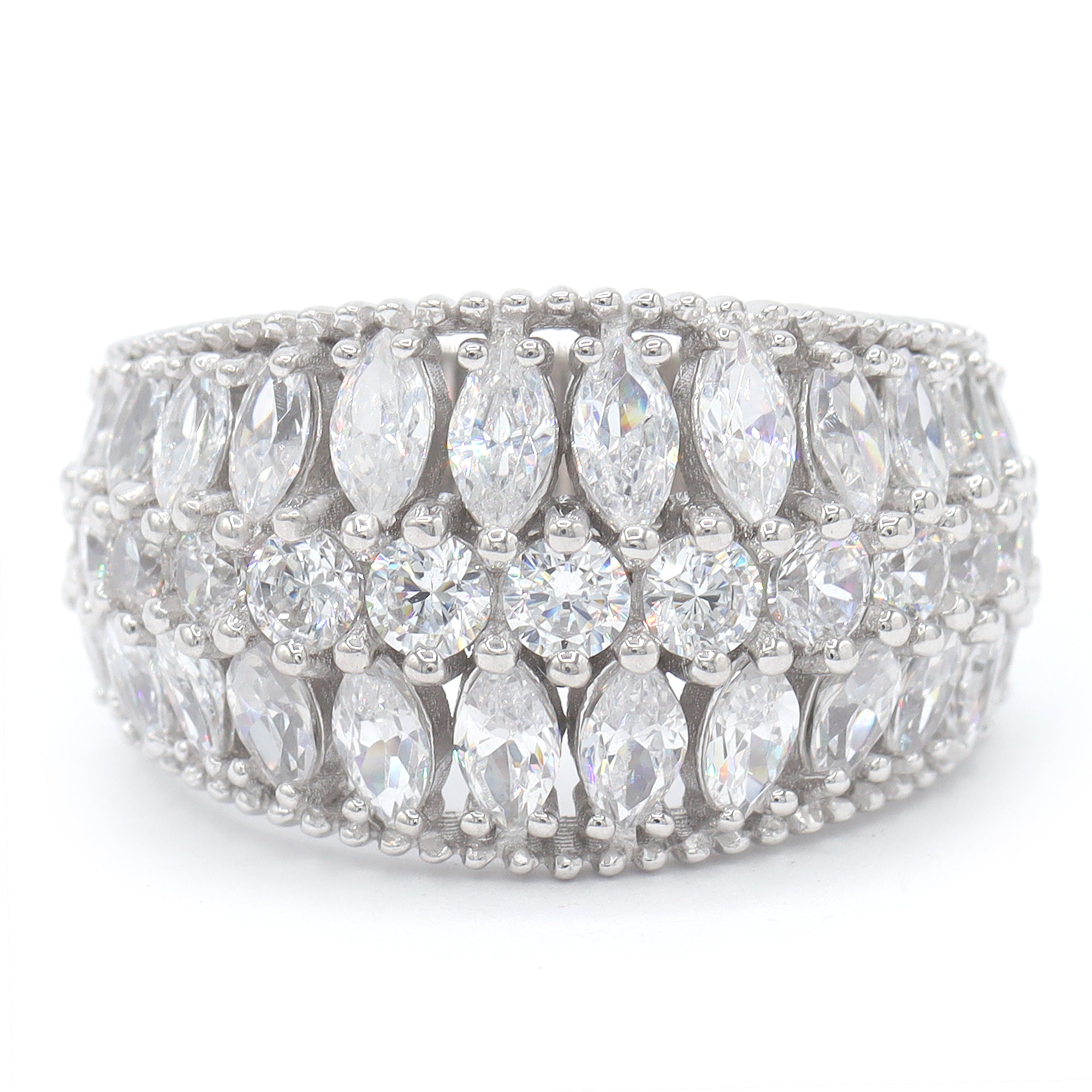 Signity Sterling Silver Cubic Zirconia Ring CANNOT BE RESIZED