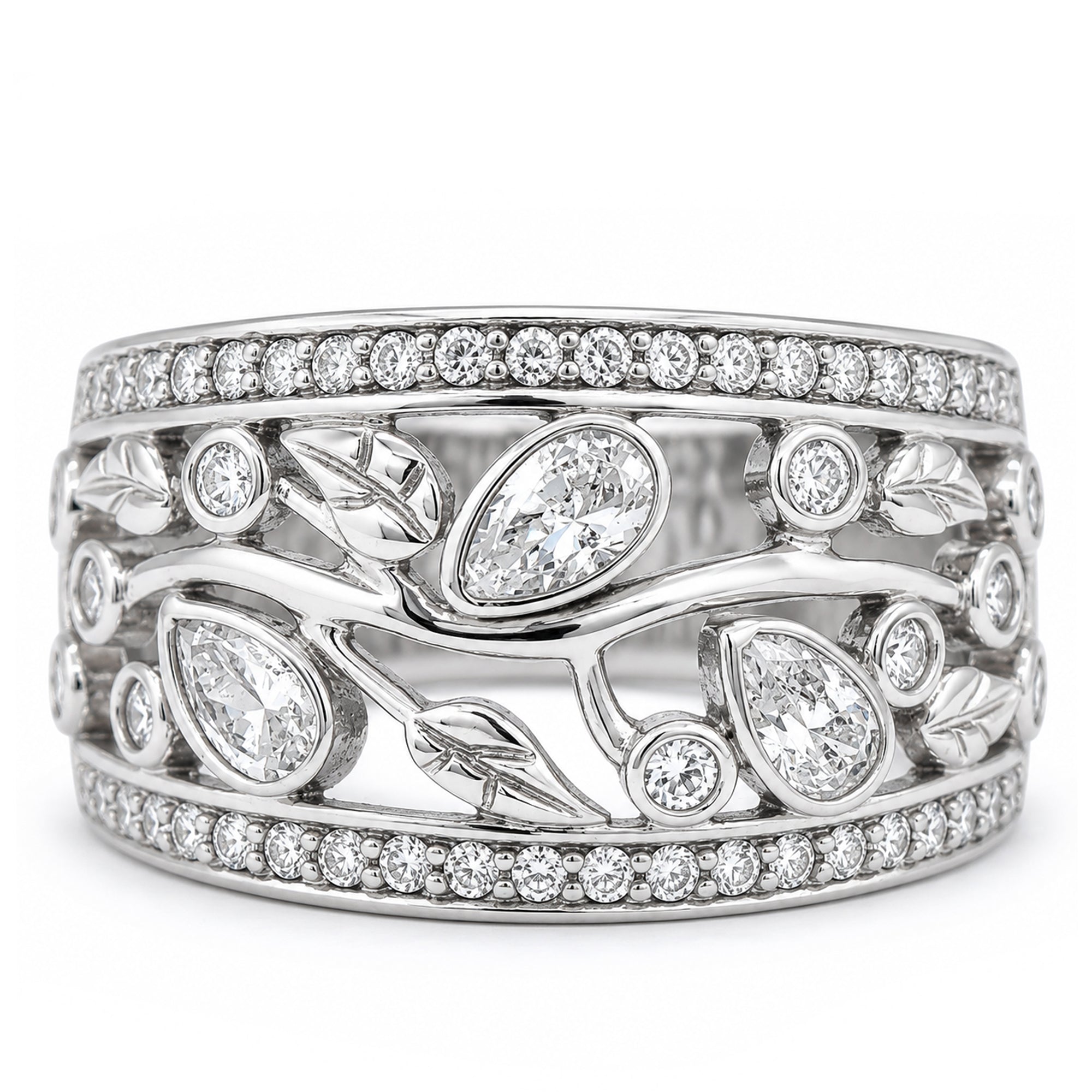 Signity Sterling Silver Cubic Zirconia Ring CANNOT BE RESIZED