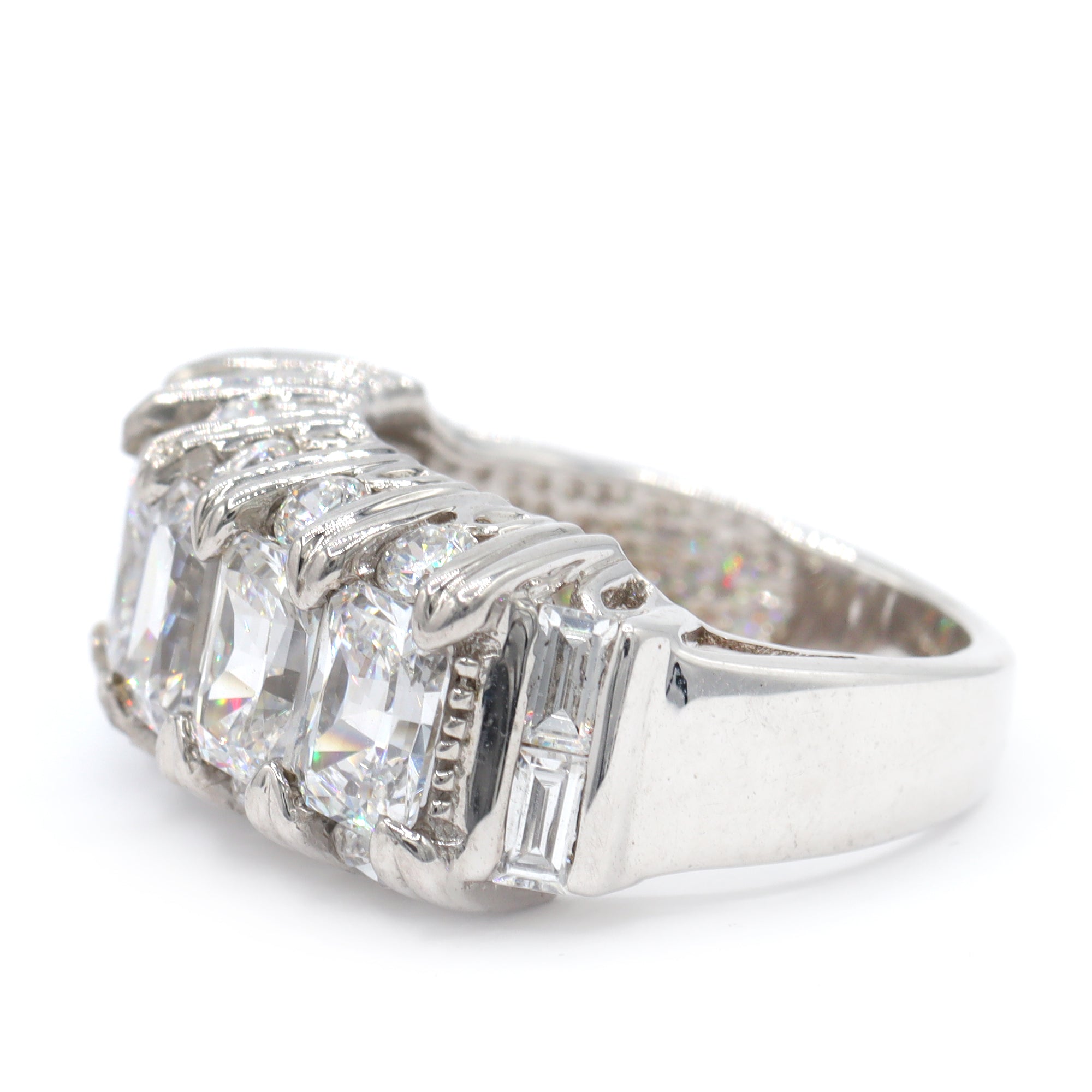 Signity Sterling Silver Choice of Color Cubic Zirconia Ring CANNOT BE RESIZED