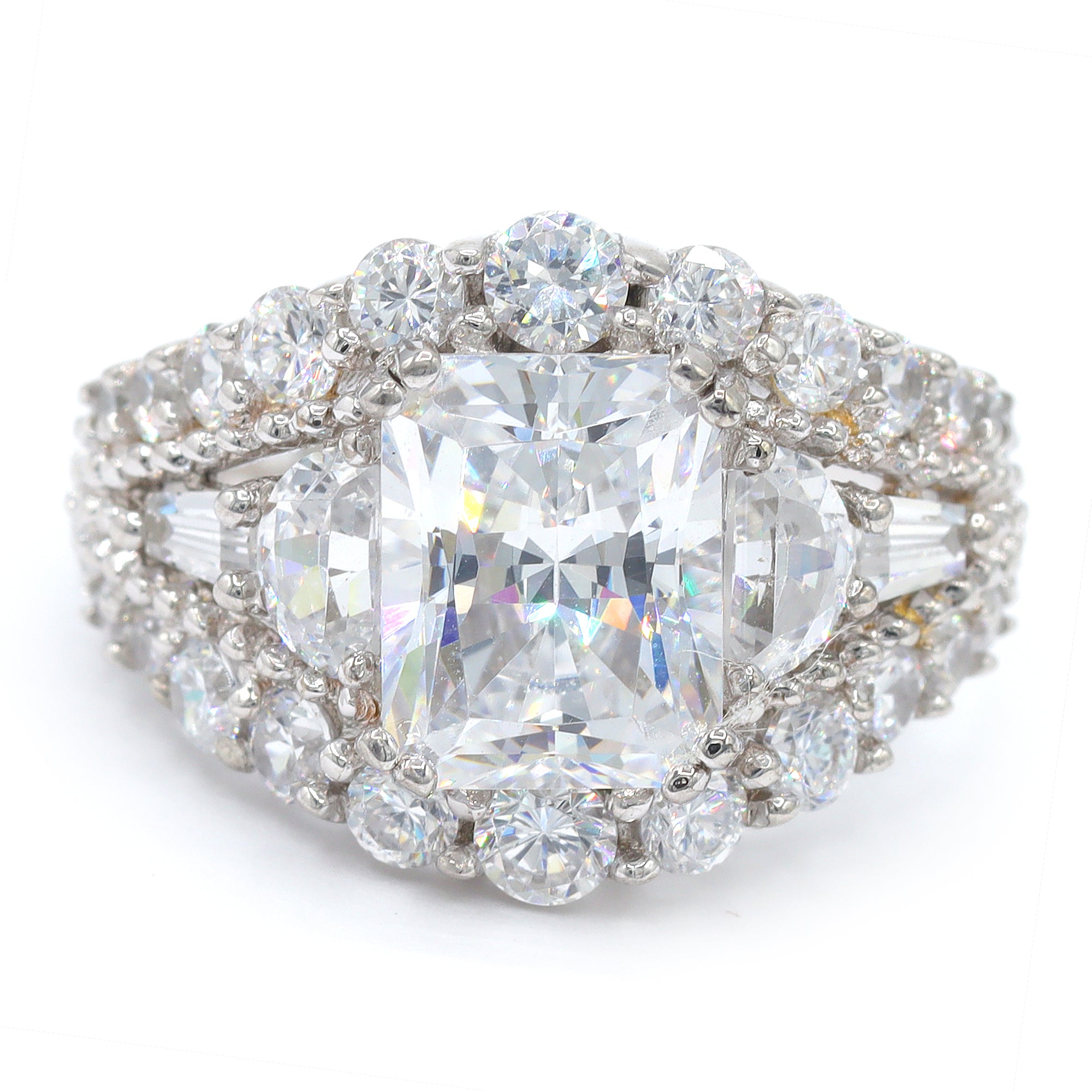 Signity Sterling Silver Cubic Zirconia Ring CANNOT BE RESIZED