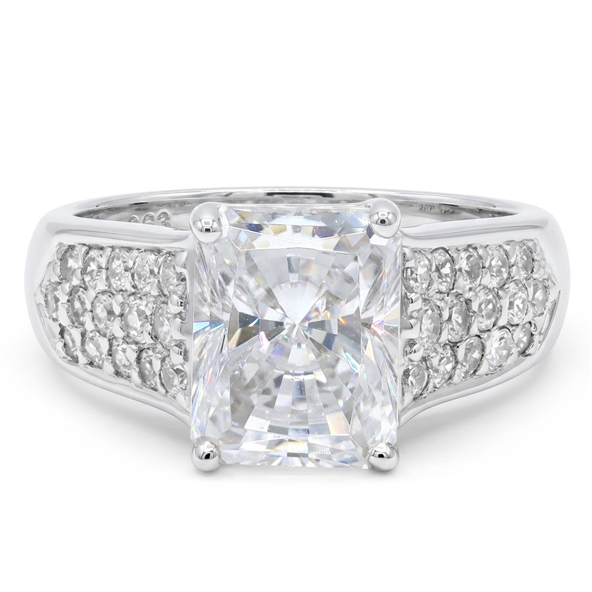 Signity Sterling Silver Cubic Zirconia Ring CANNOT BE RESIZED