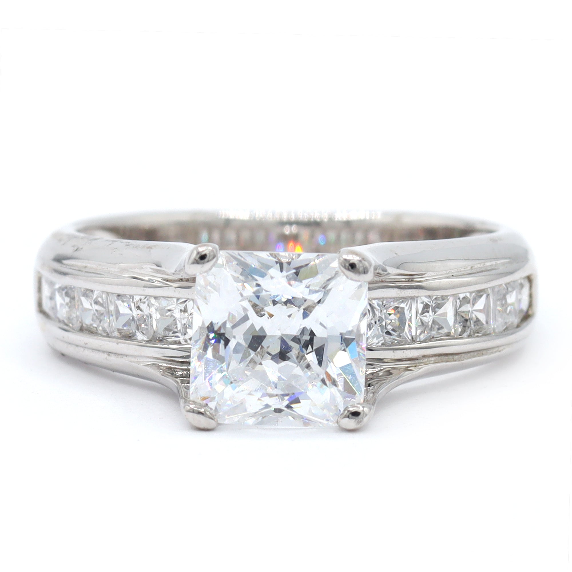 Signity Sterling Silver Cubic Zirconia Ring CANNOT BE RESIZED