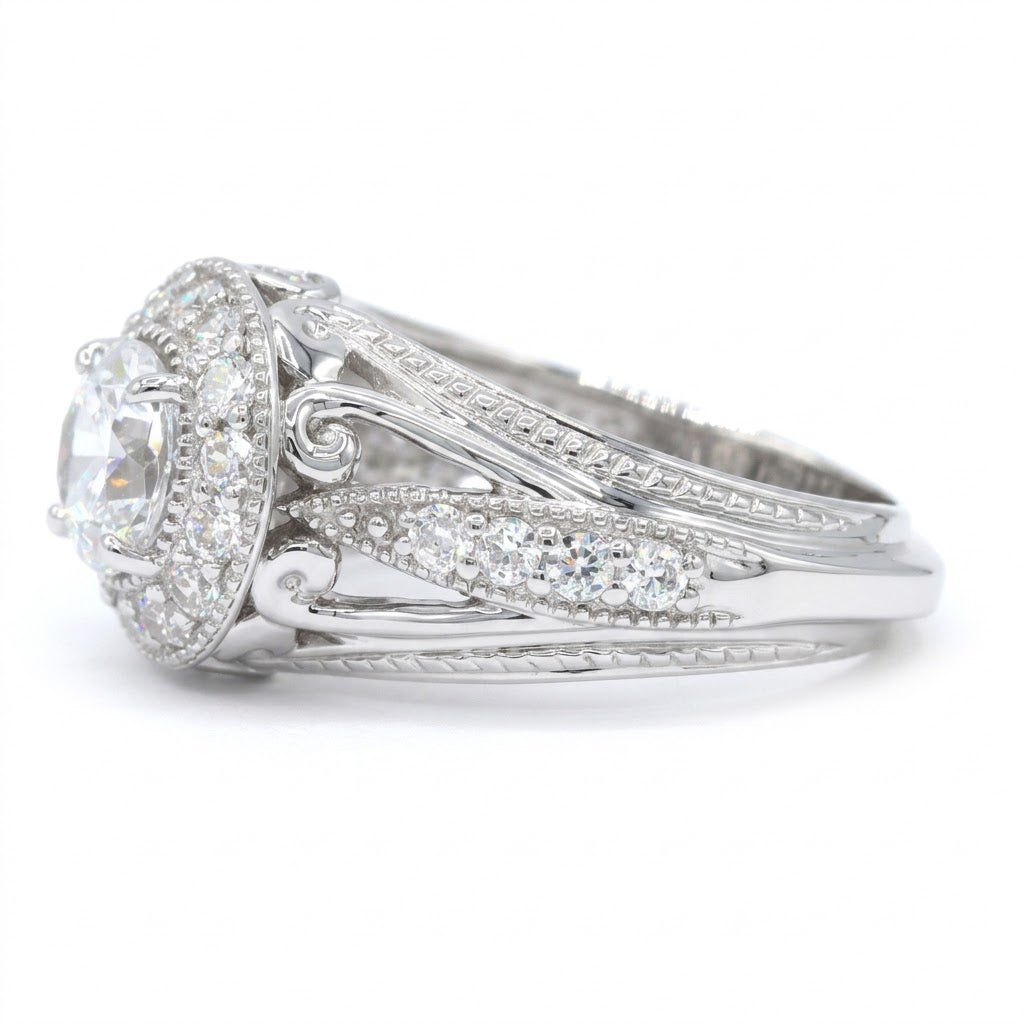 Signity Sterling Silver Cubic Zirconia Ring CANNOT BE RESIZED