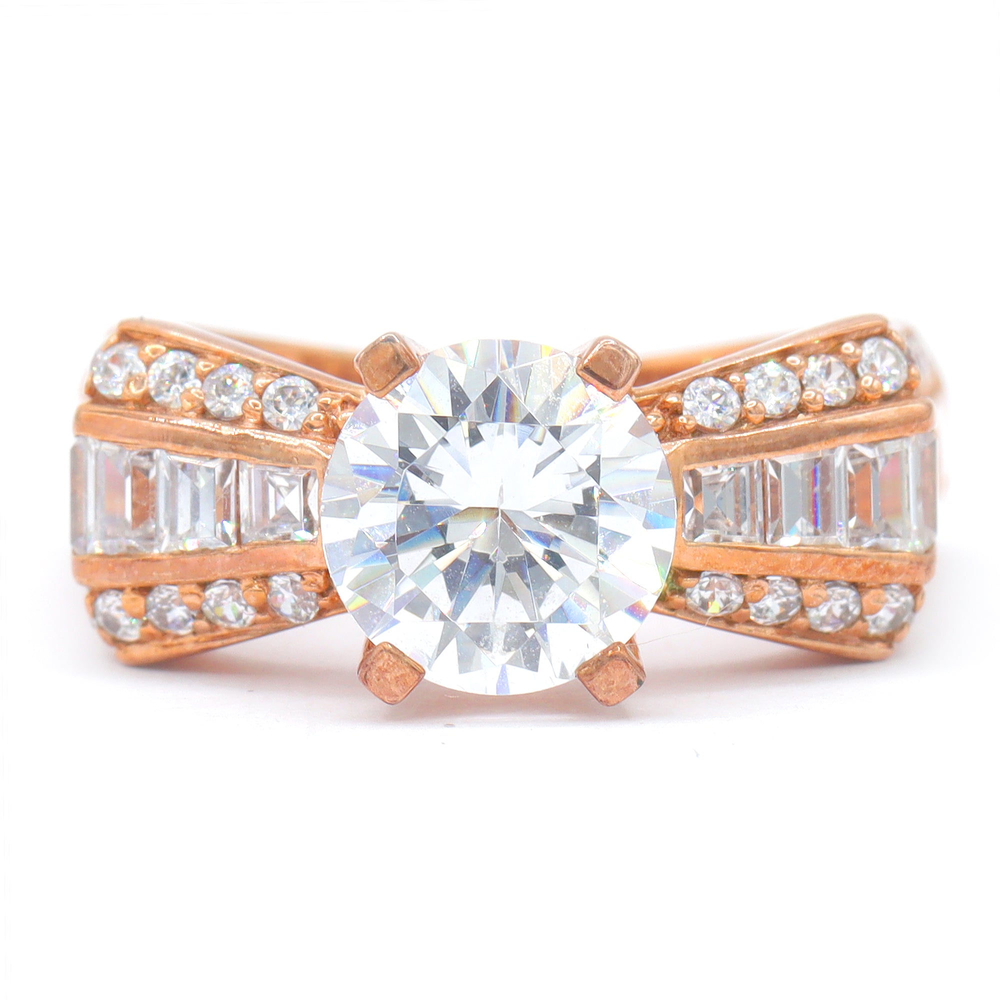 Signity Sterling Silver Cubic Zirconia Ring CANNOT BE RESIZED