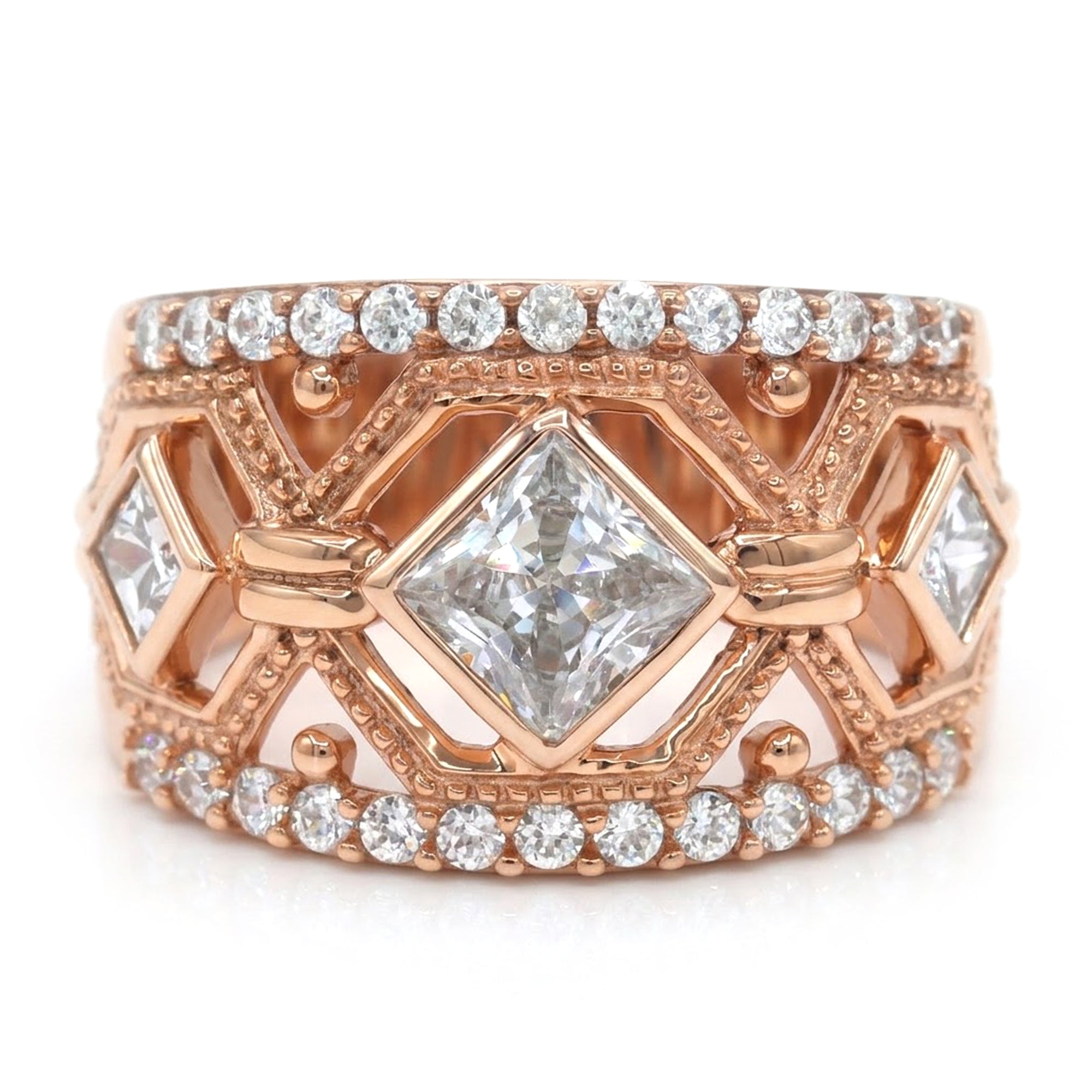 Signity Sterling Silver Cubic Zirconia Ring CANNOT BE RESIZED