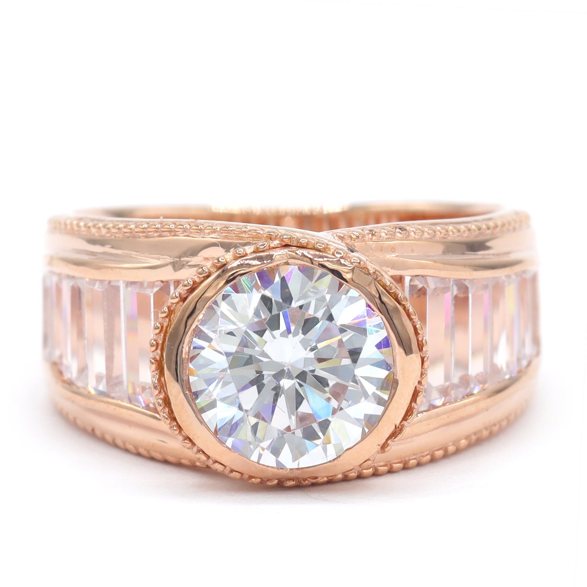 Signity Sterling Silver Cubic Zirconia Ring CANNOT BE RESIZED