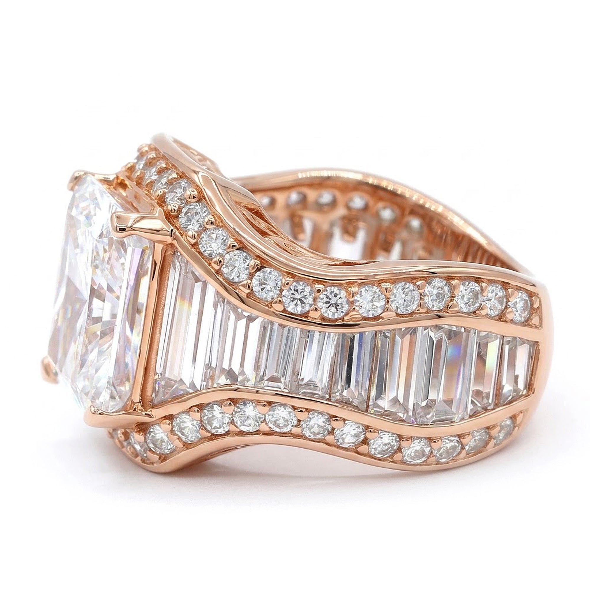 Signity Sterling Silver Cubic Zirconia Ring CANNOT BE RESIZED