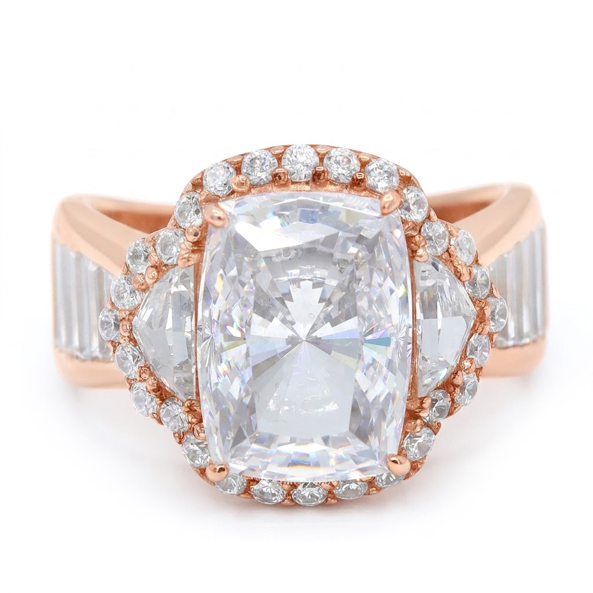 Signity Sterling Silver Choice of Color Cubic Zirconia Ring CANNOT BE RESIZED