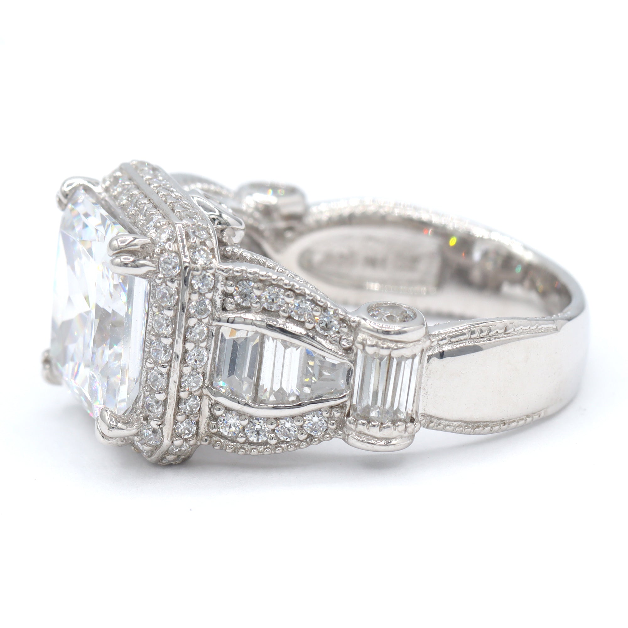 Signity Sterling Silver Cubic Zirconia Ring CANNOT BE RESIZED