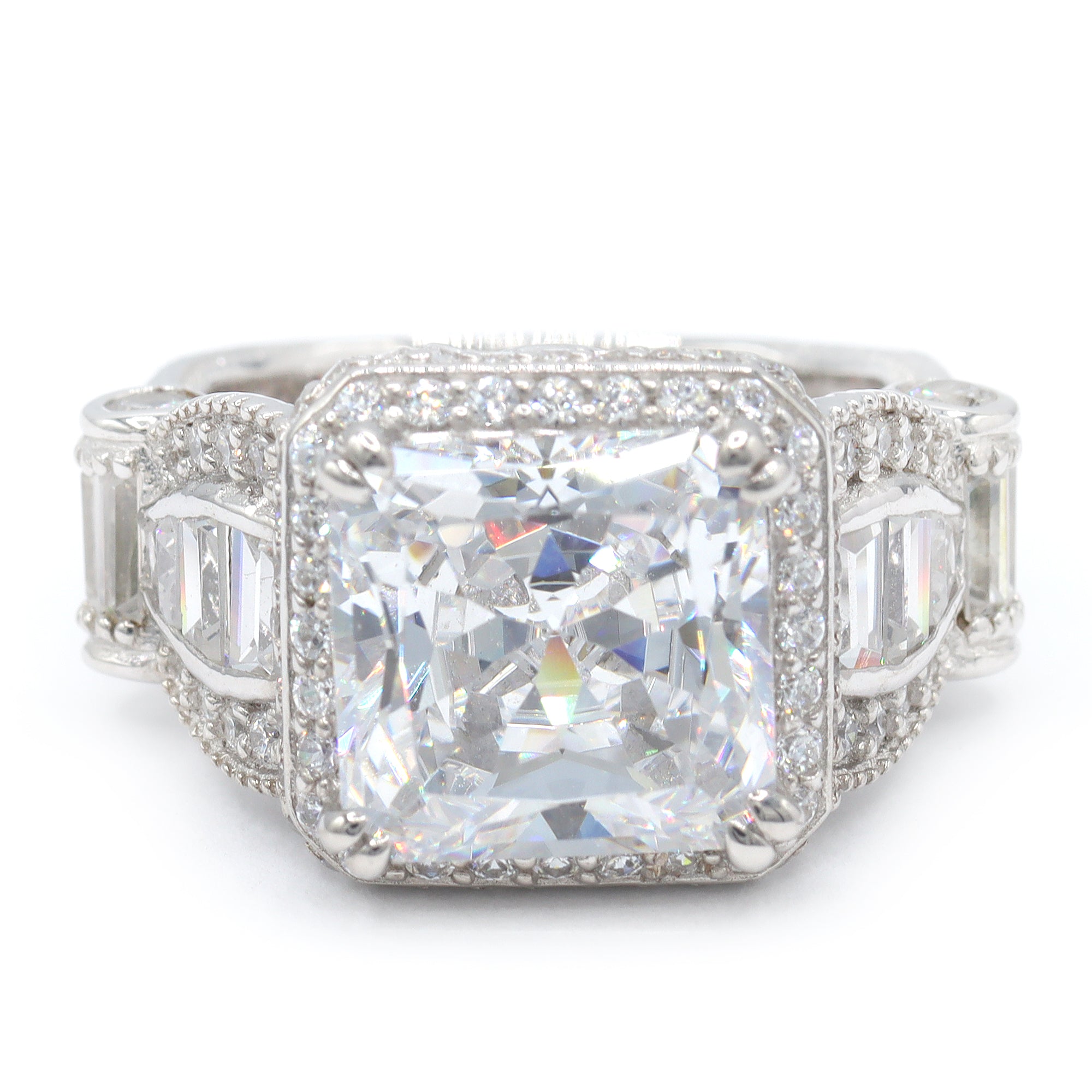 Signity Sterling Silver Cubic Zirconia Ring CANNOT BE RESIZED