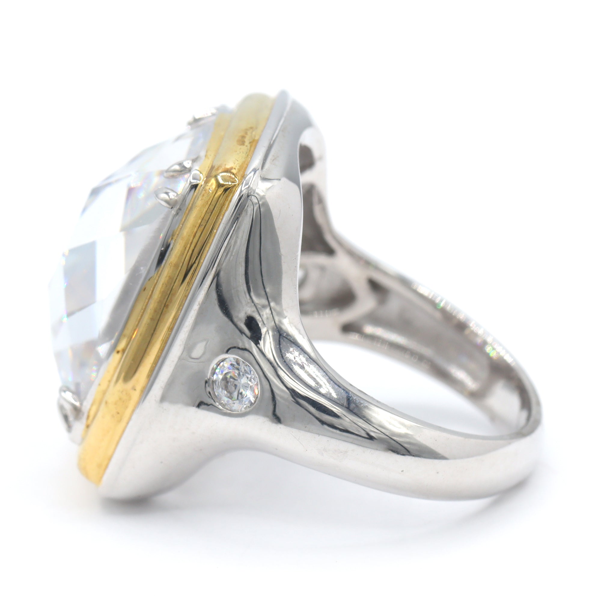 Signity Sterling Silver Cubic Zirconia Ring CANNOT BE RESIZED