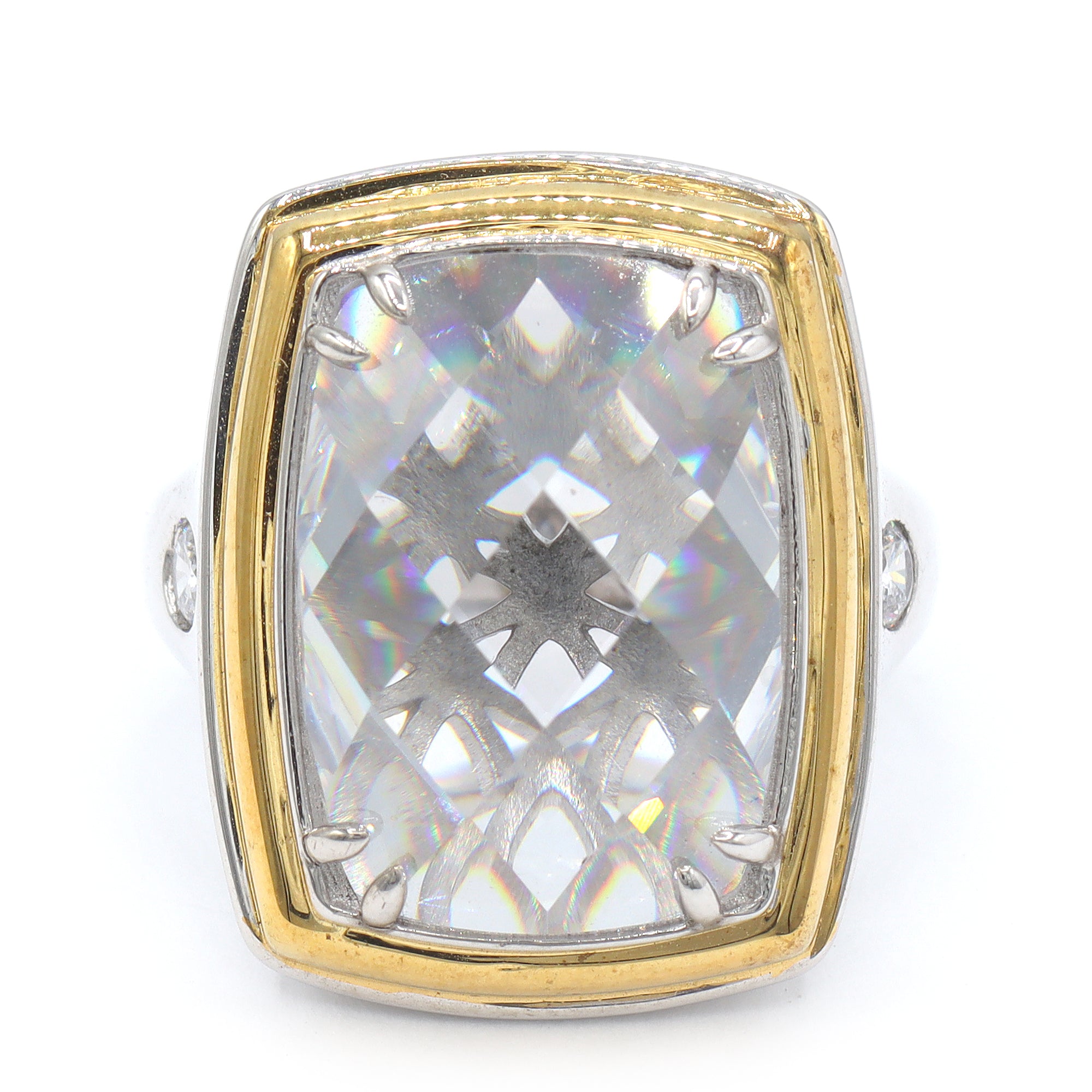 Signity Sterling Silver Cubic Zirconia Ring CANNOT BE RESIZED