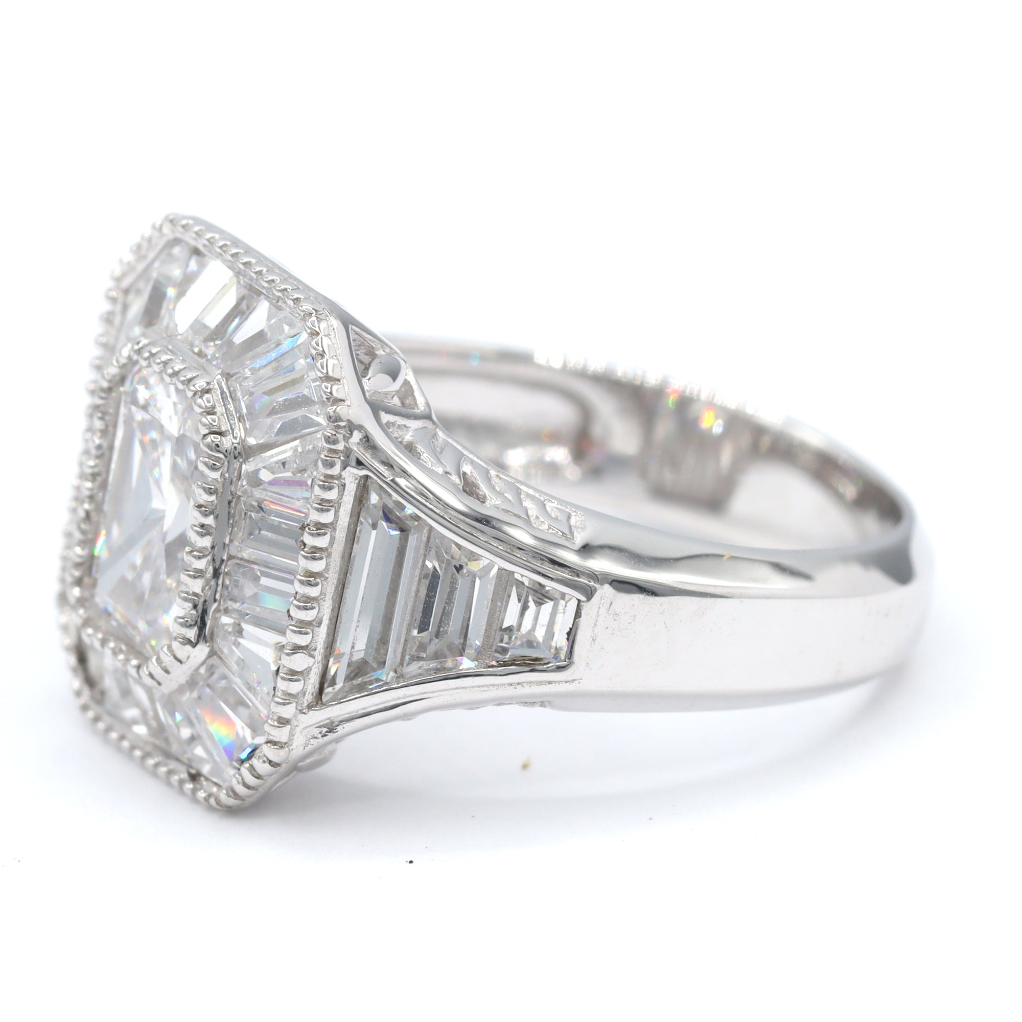 Signity Sterling Silver Cubic Zirconia Ring CANNOT BE RESIZED