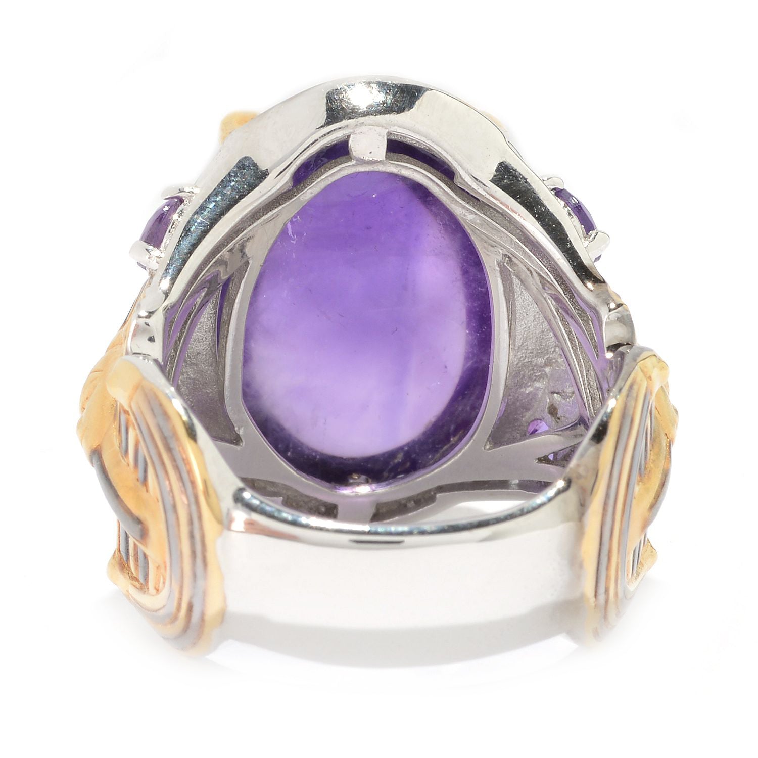 Gems en Vogue African Amethyst Egyptian Ring
