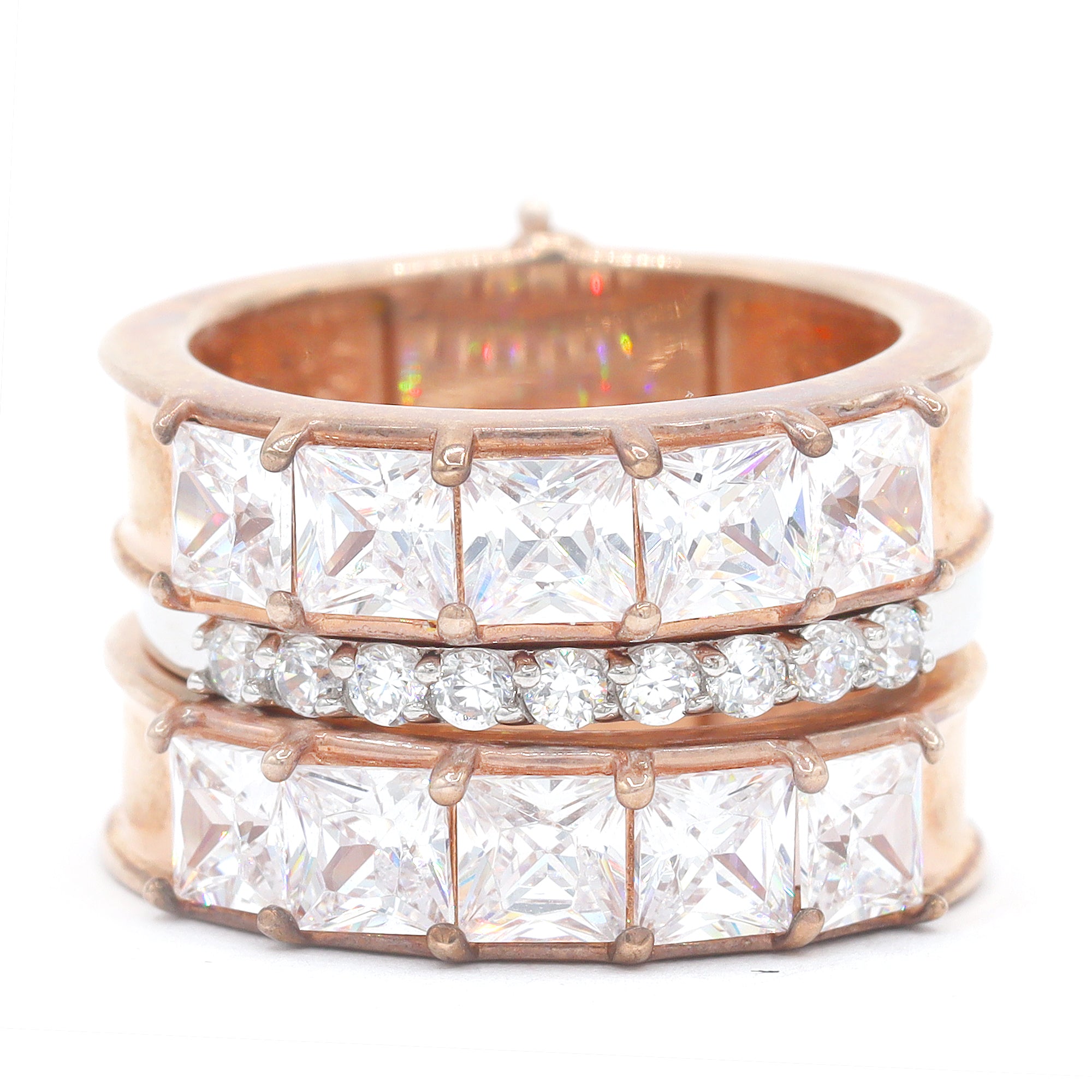 Signity Sterling Silver Cubic Zirconia Ring CANNOT BE RESIZED