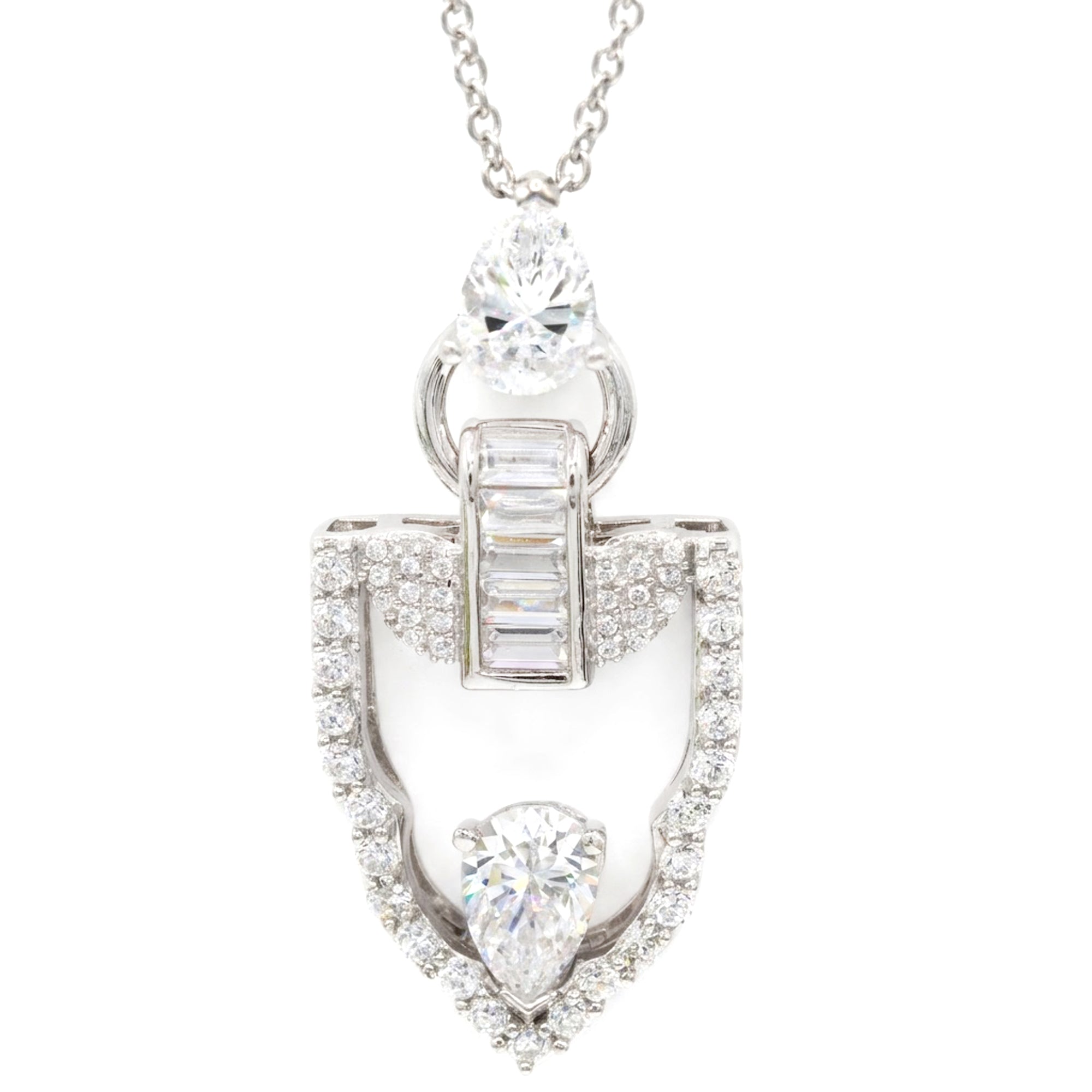 Signity Sterling Silver Cubic Zirconia Pendant CHAIN NOT INCLUDED
