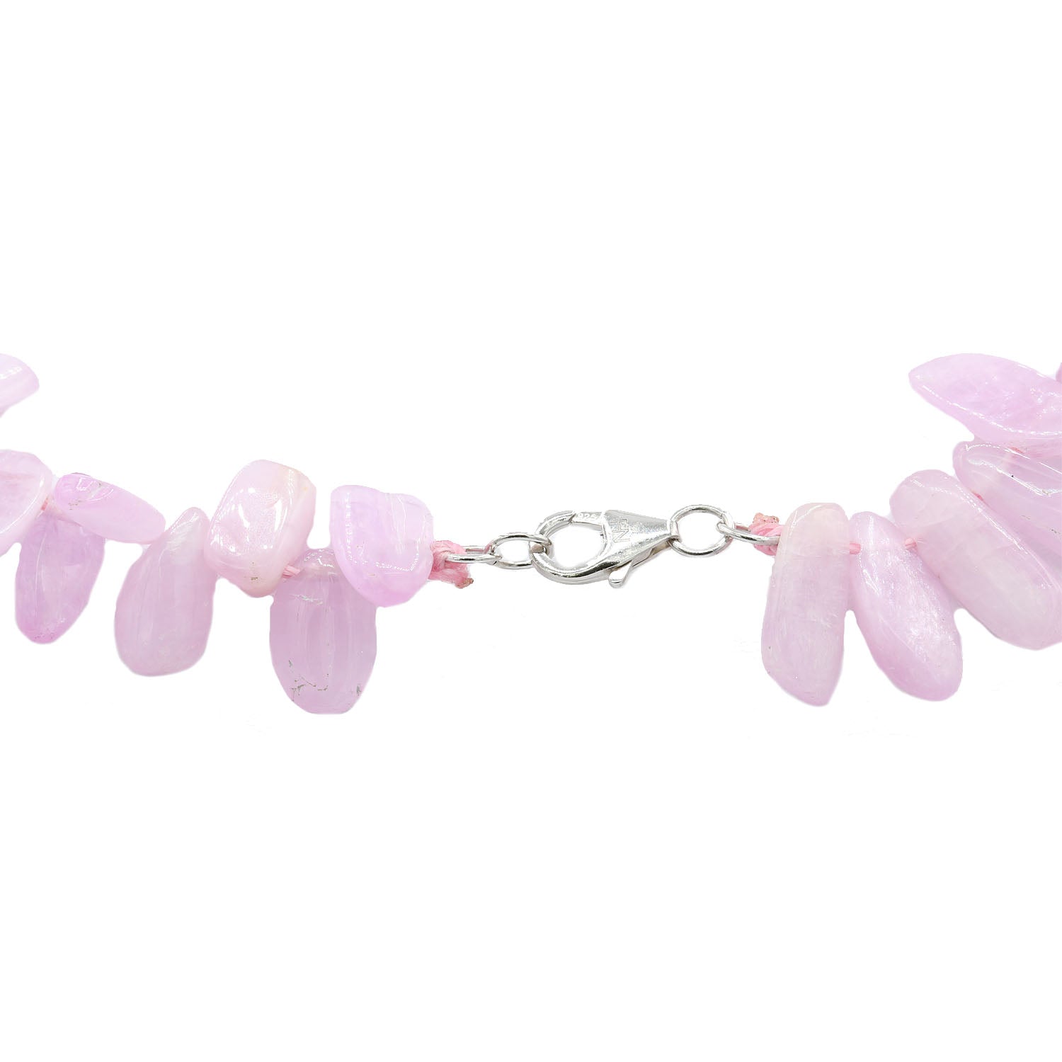 Gems en Vogue Opaque Kunzite Freeform Necklace