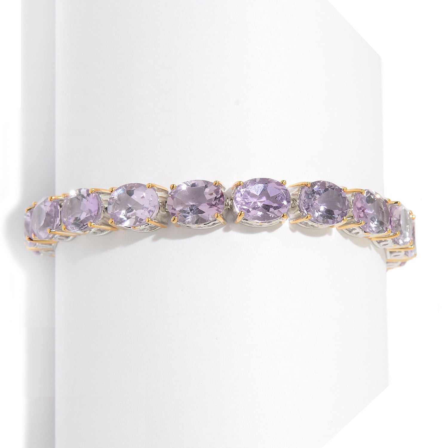 Gems en Vogue Pink Amethyst Tennis Bracelet
