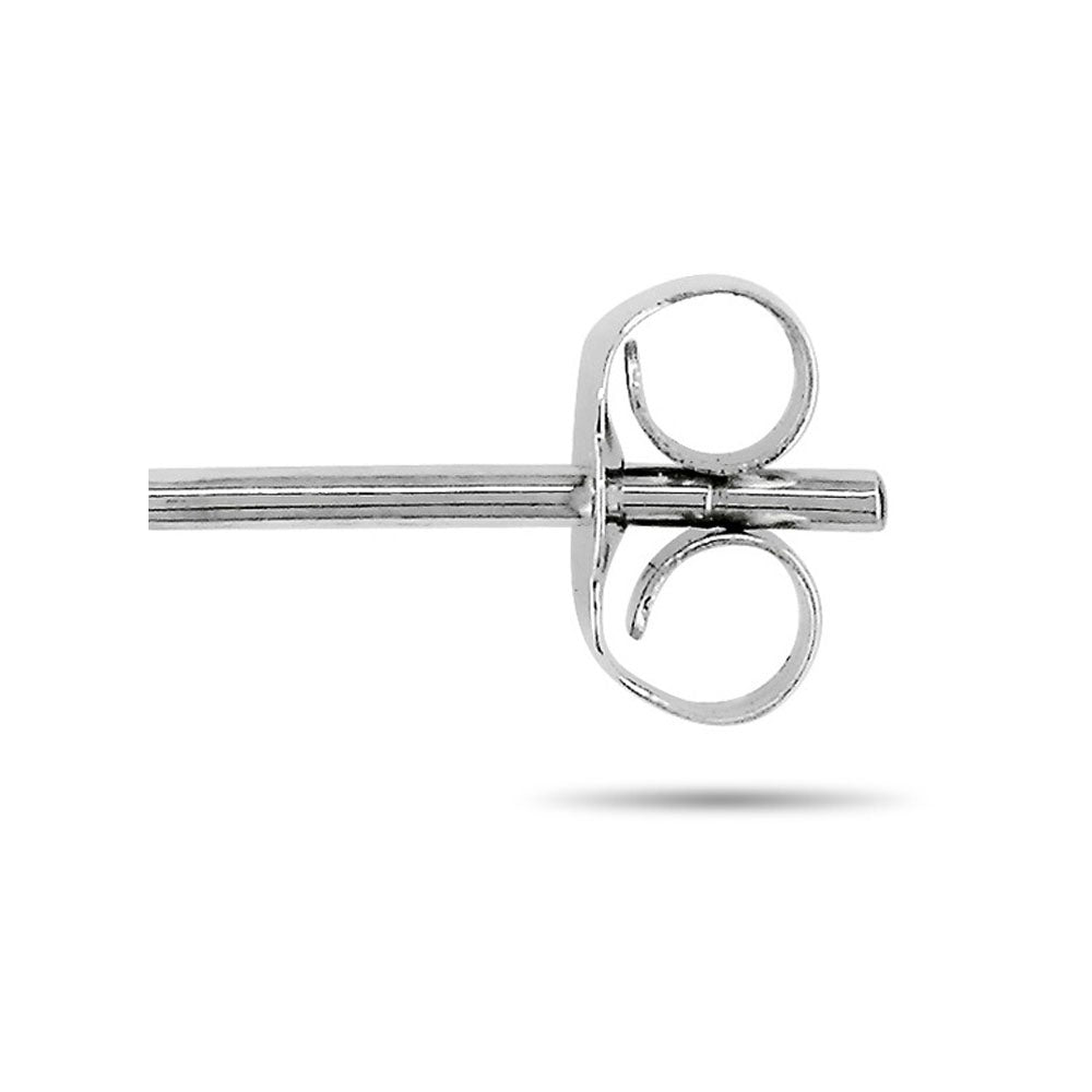 Gems en Vogue Oval Gemstone Button Earrings