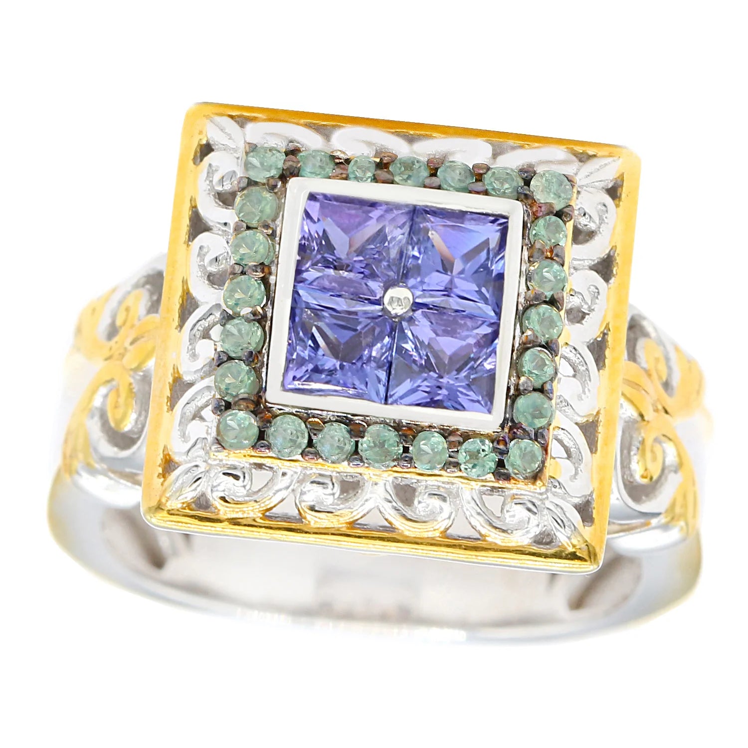 Gems en Vogue 0.88ctw Tanzanite & Alexandrite Ring