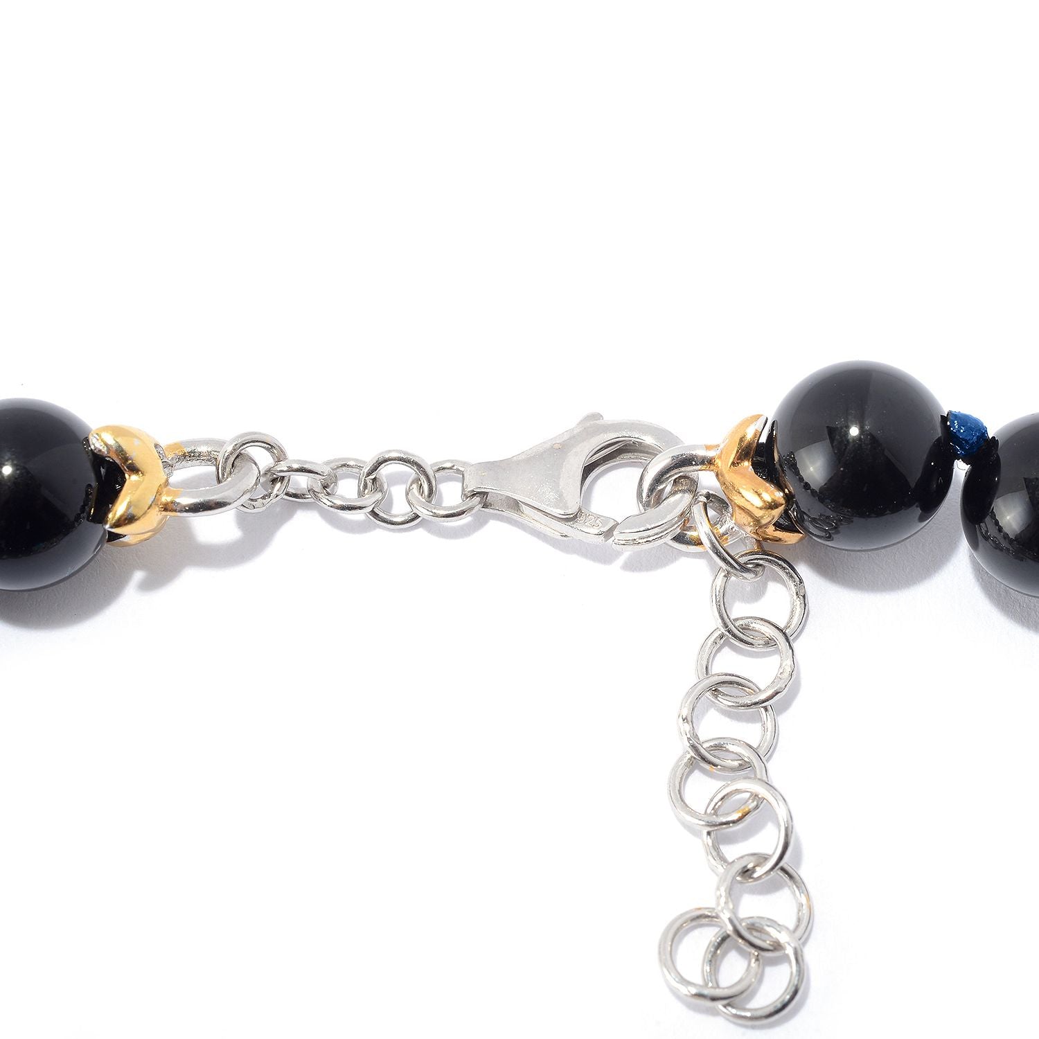 Gems en Vogue Black Onyx & Sleeping Beauty Turquoise Choice of Symbol Bracelet