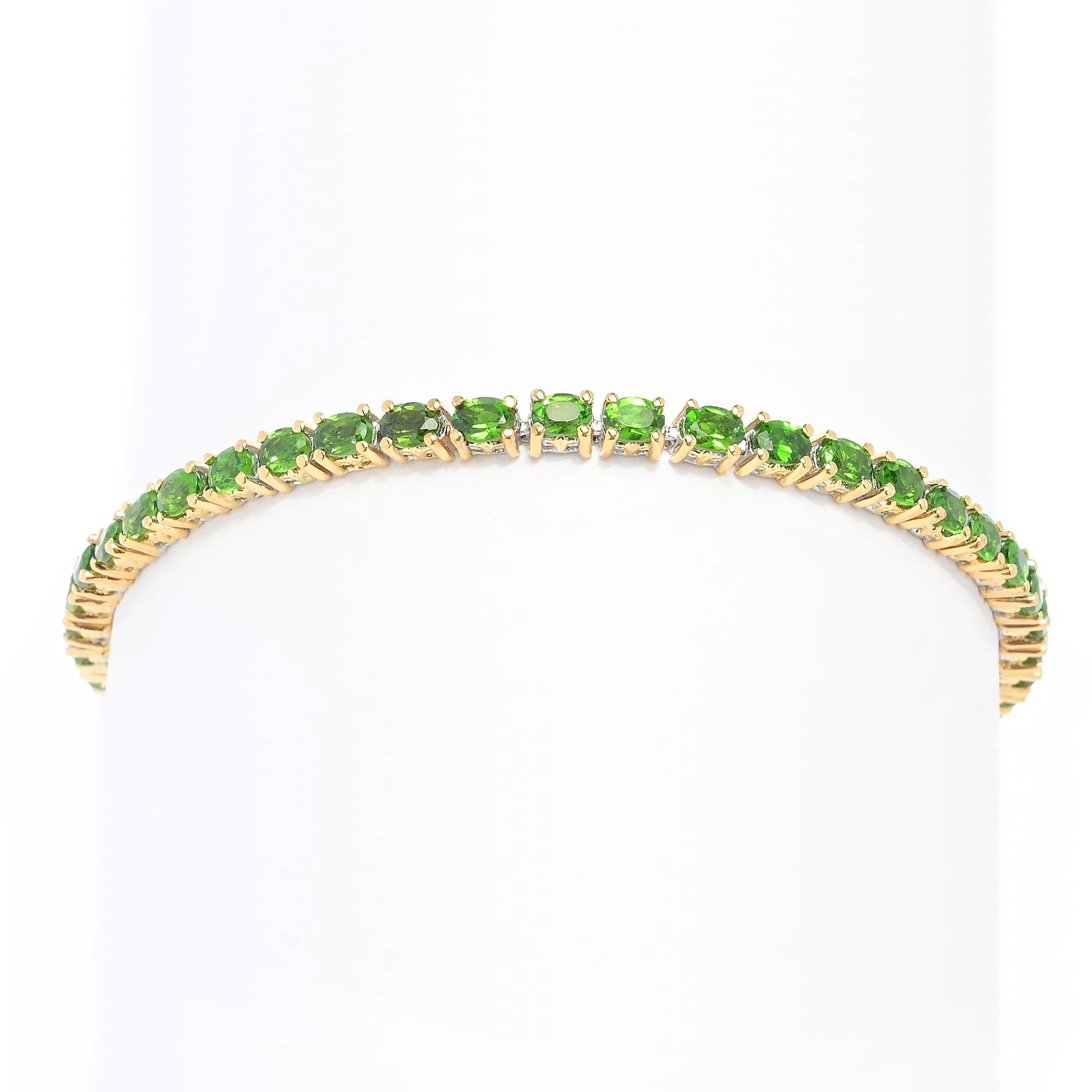 Gems en Vogue 7.98ctw Chrome Diopside Tennis Bracelet