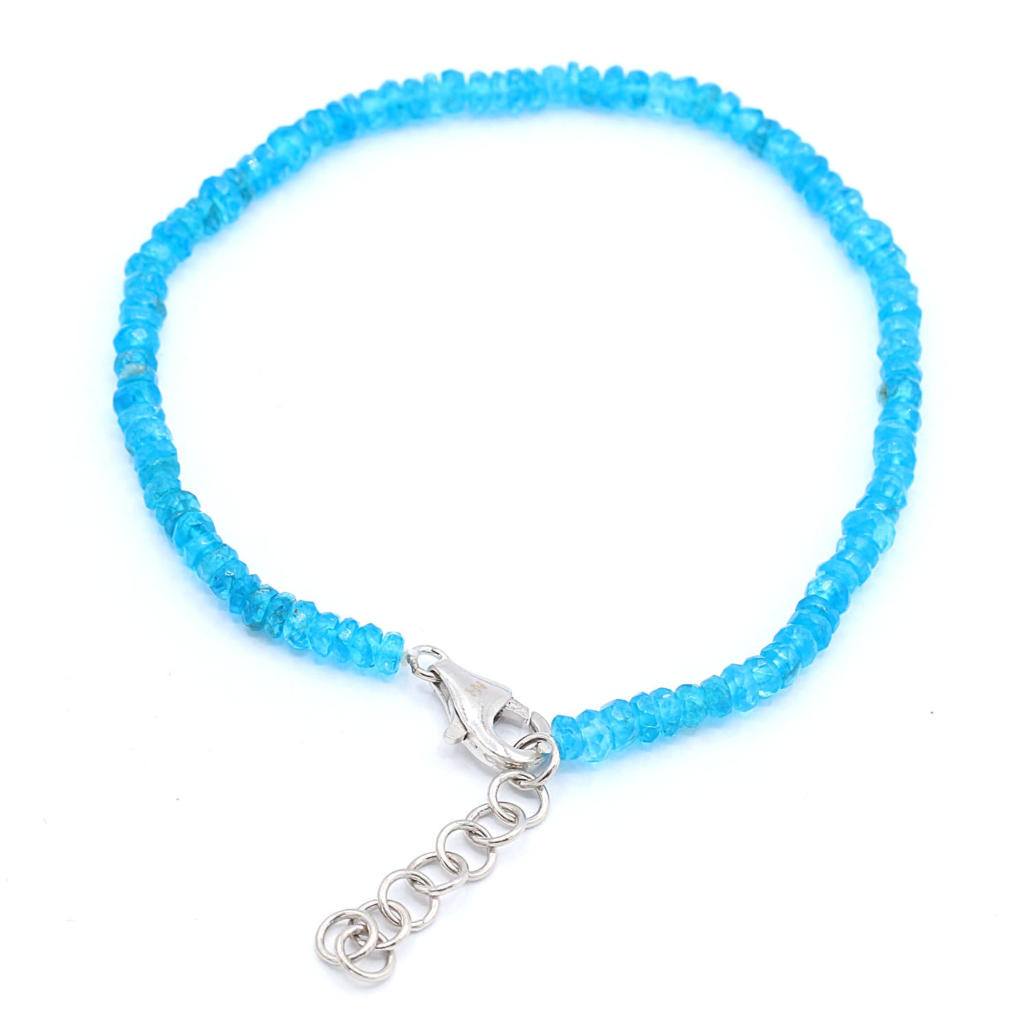 Gems en Vogue Neon Apatite Beads Bracelet