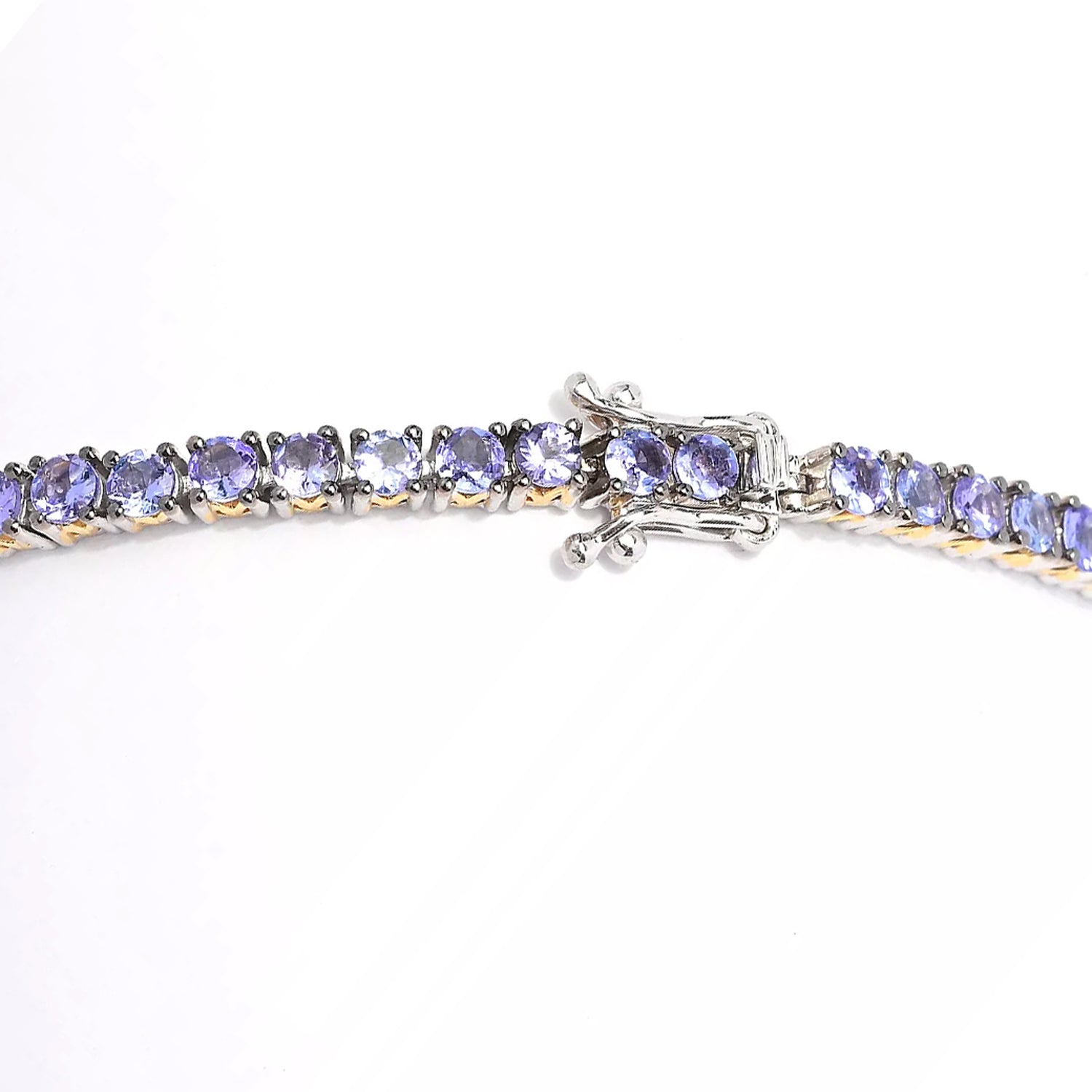 Gems en Vogue 7.08ctw Tanzanite Tennis Bracelet