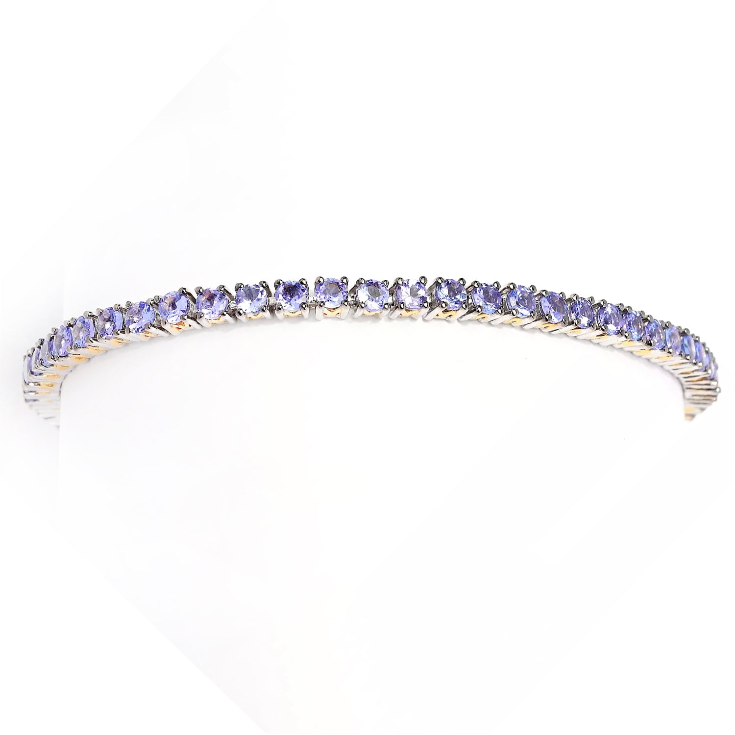 Gems en Vogue 7.08ctw Tanzanite Tennis Bracelet